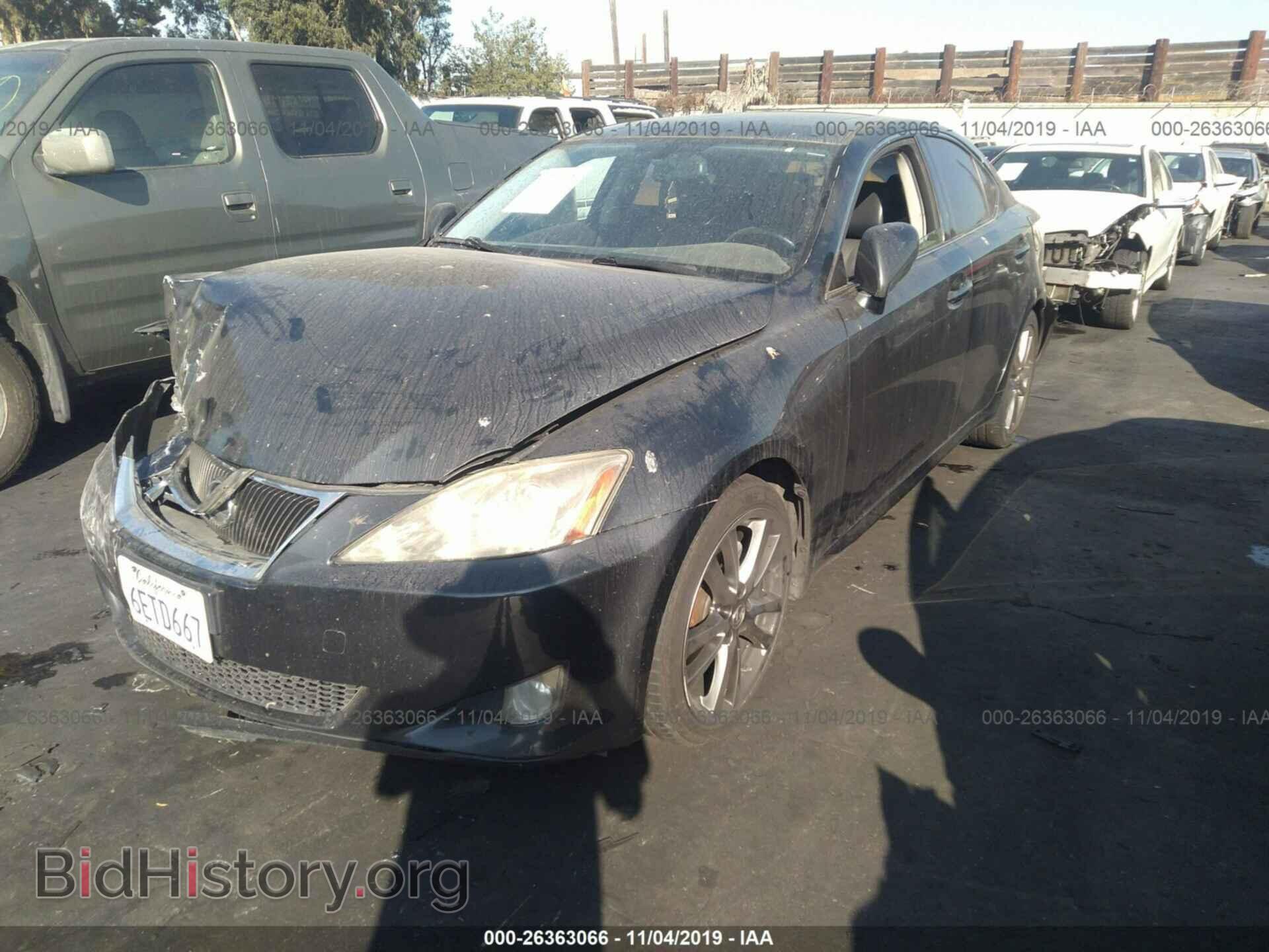2008 LEXUS IS - VIN: JTHBK262285077134 - Фото 2