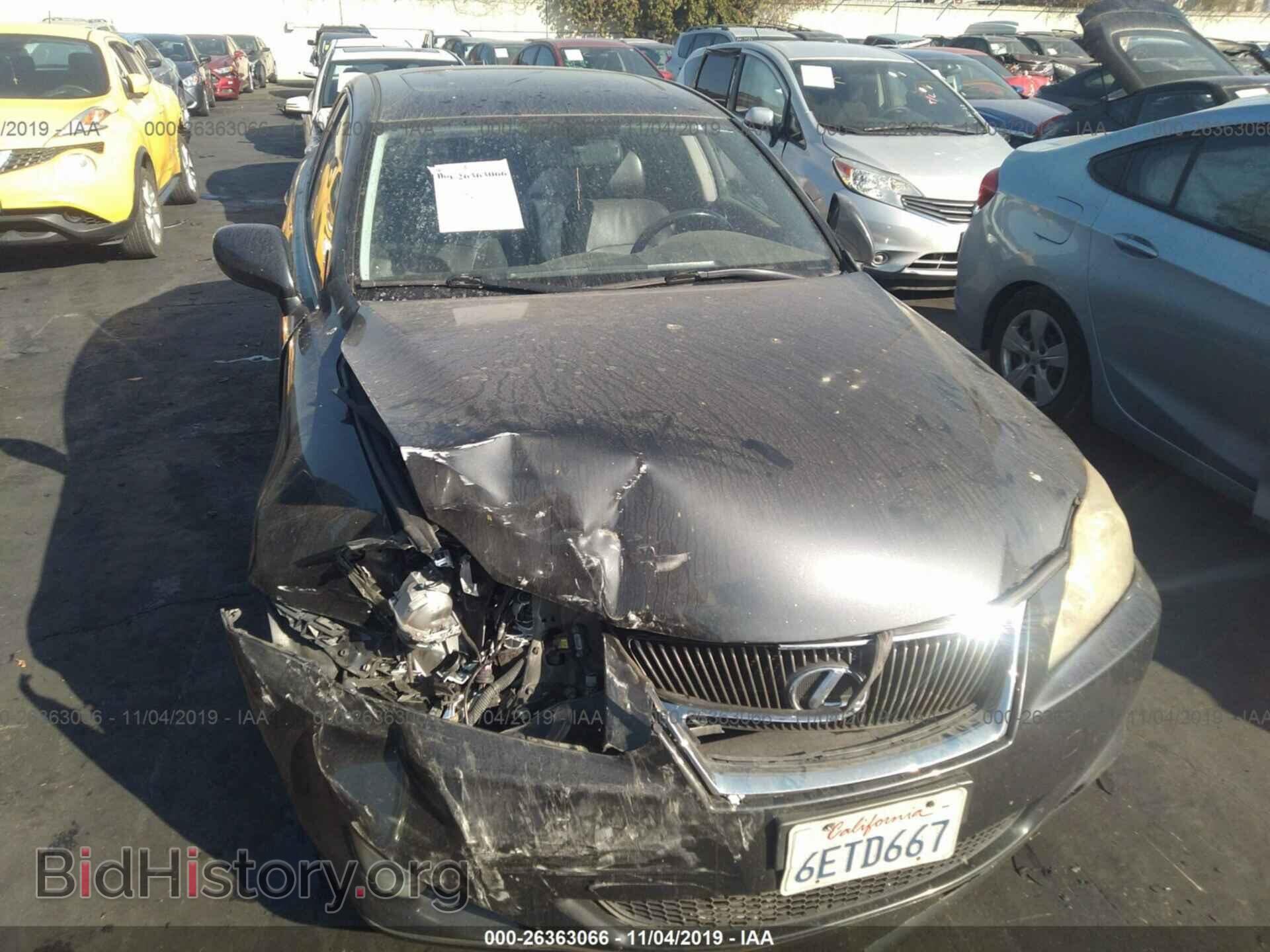 2008 LEXUS IS - VIN: JTHBK262285077134 - Фото 6