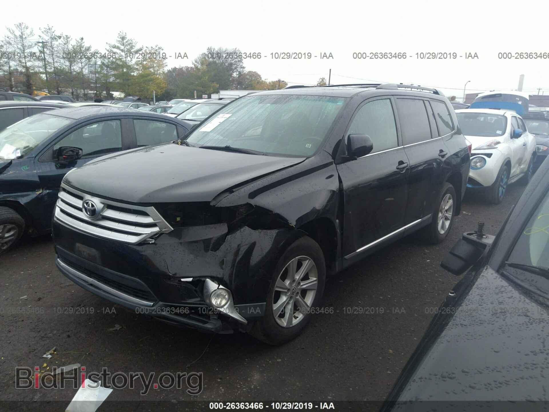 2012 TOYOTA HIGHLANDER - VIN: 5TDBK3EH5CS100079 - Фото 2