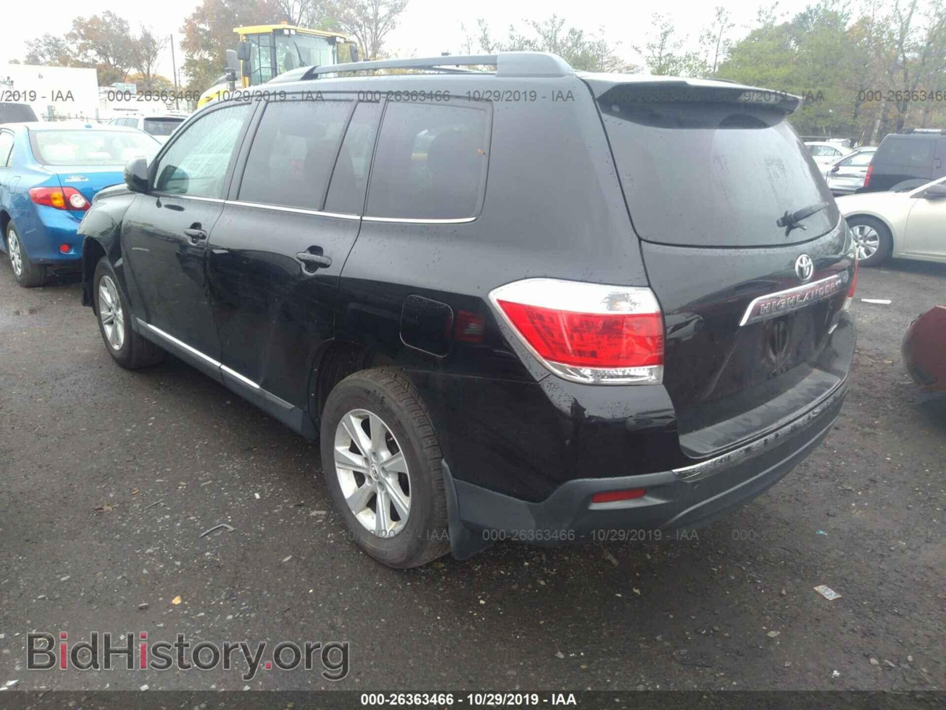 2012 TOYOTA HIGHLANDER - VIN: 5TDBK3EH5CS100079 - Фото 3