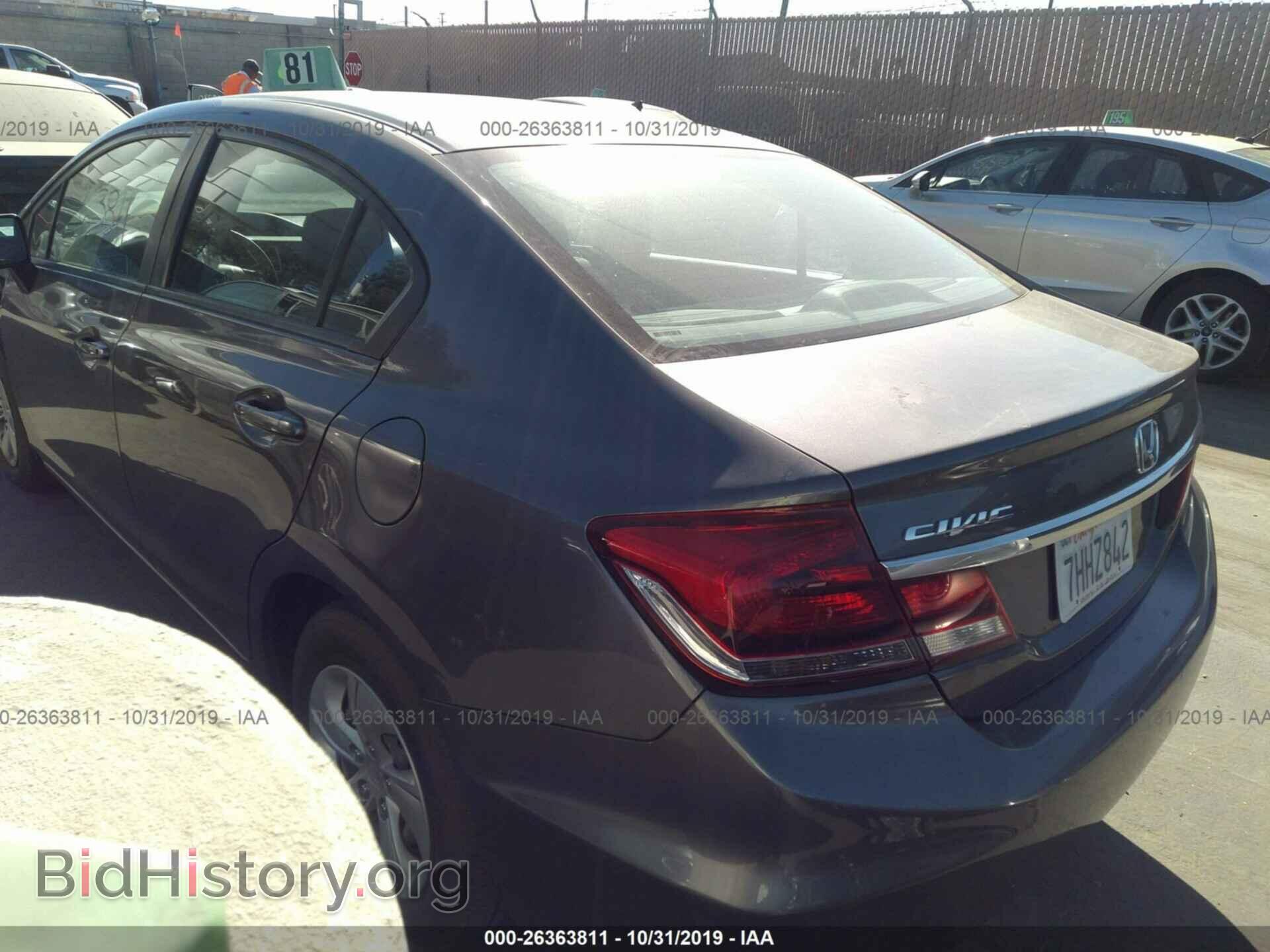 2014 HONDA CIVIC - VIN: 19XFB2F52EE275340 - Фото 3