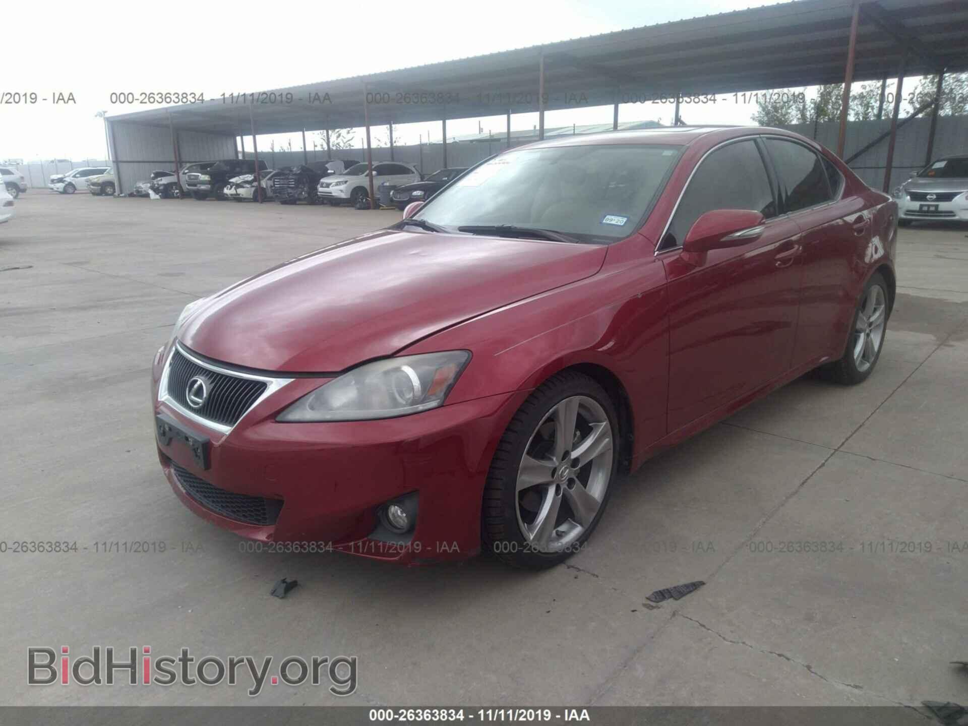 2011 LEXUS IS - VIN: JTHBF5C2XB2101571 - Photo 2