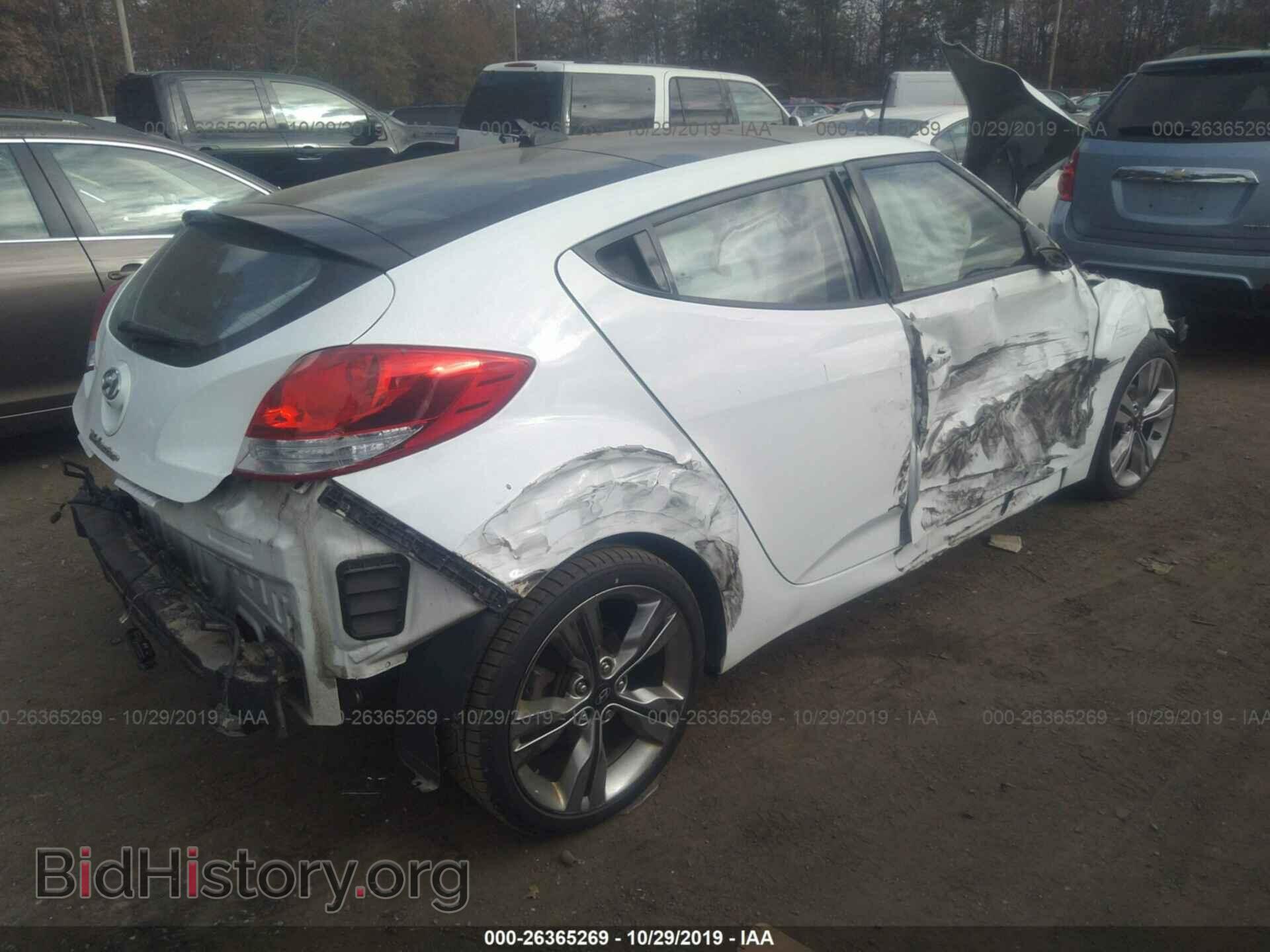 2012 HYUNDAI VELOSTER - VIN: KMHTC6AD4CU054368 - Фото 4
