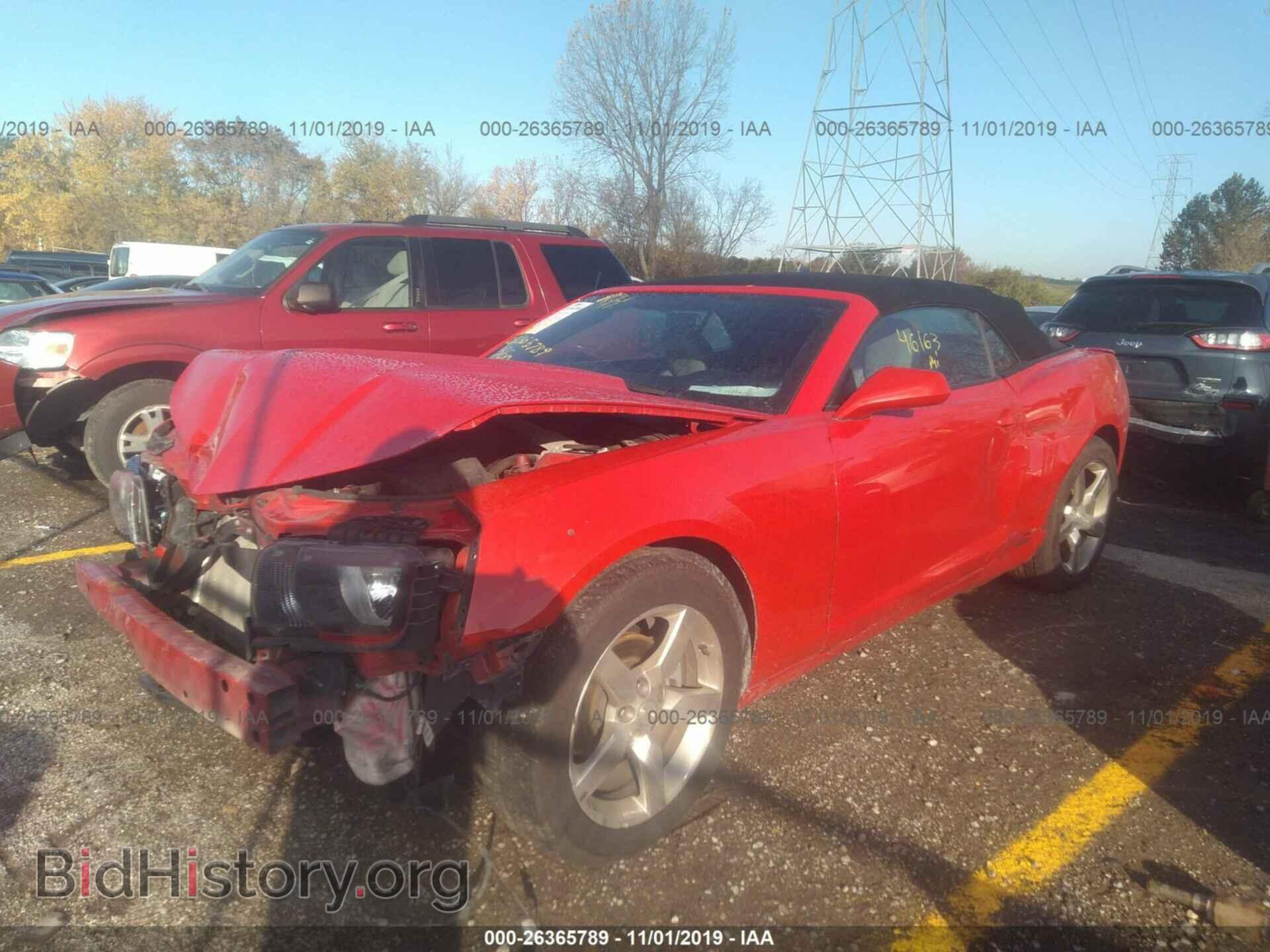 2013 CHEVROLET CAMARO - VIN: 2G1FB3D37D9220458 - Фото 2