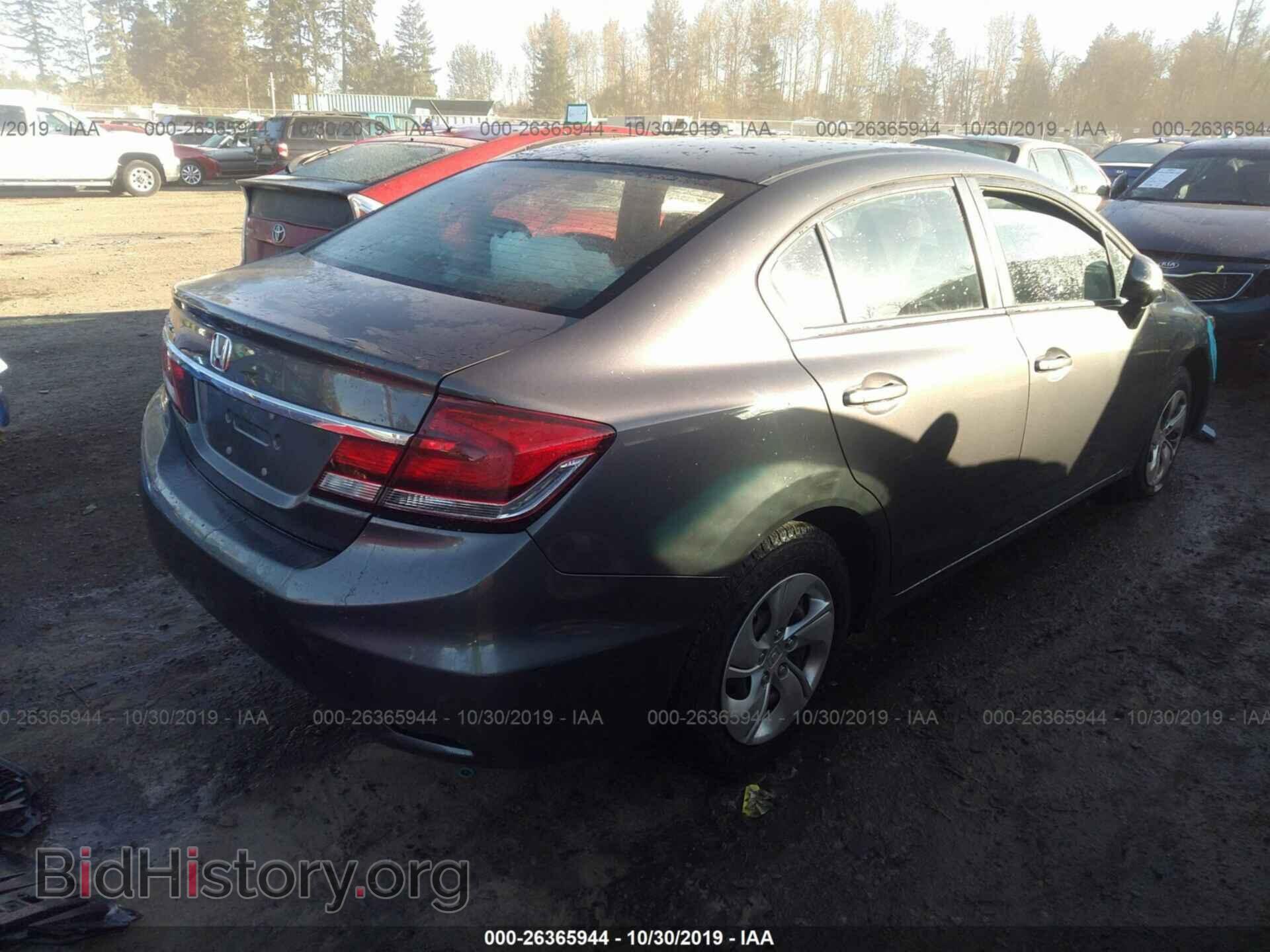 2013 HONDA CIVIC - VIN: 2HGFB2F52DH548927 - Фото 4