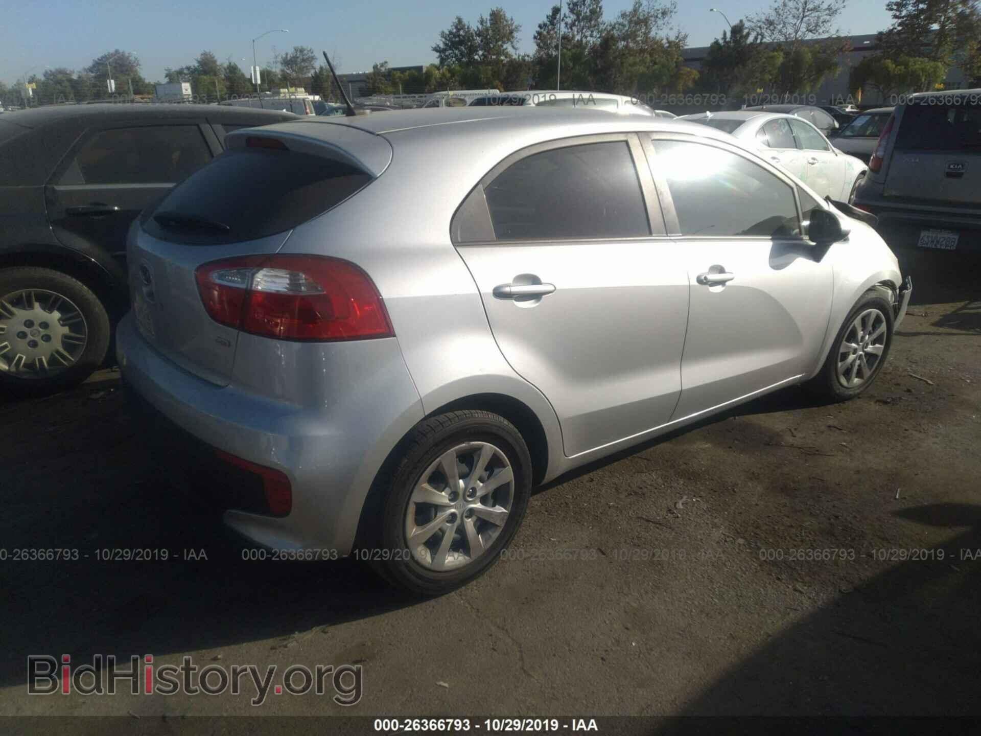 2016 KIA RIO - VIN: KNADM5A34G6687953 - Фото 4