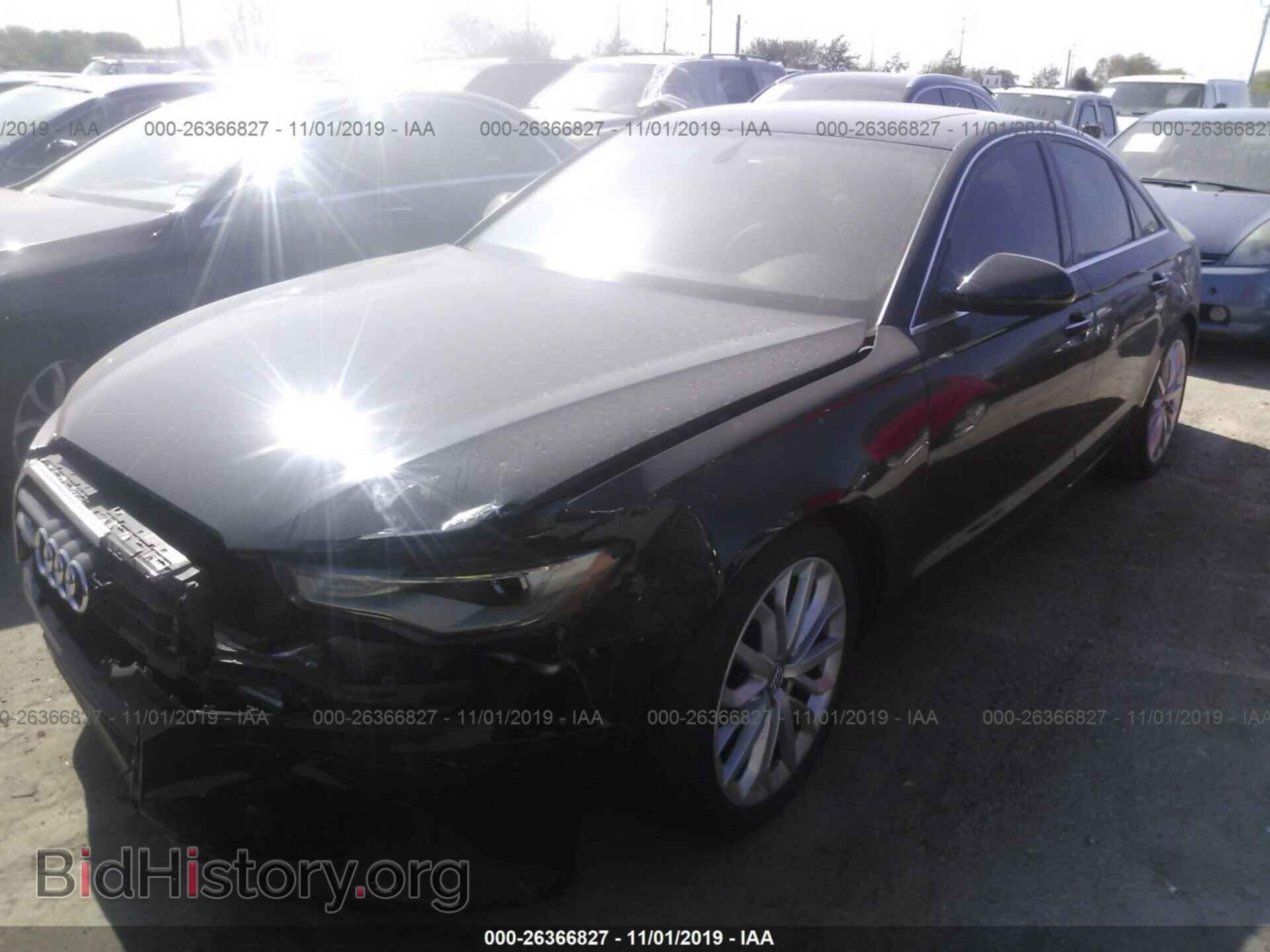 2013 AUDI A6 - VIN: WAUGFAFC2DN058508 - Photo 2