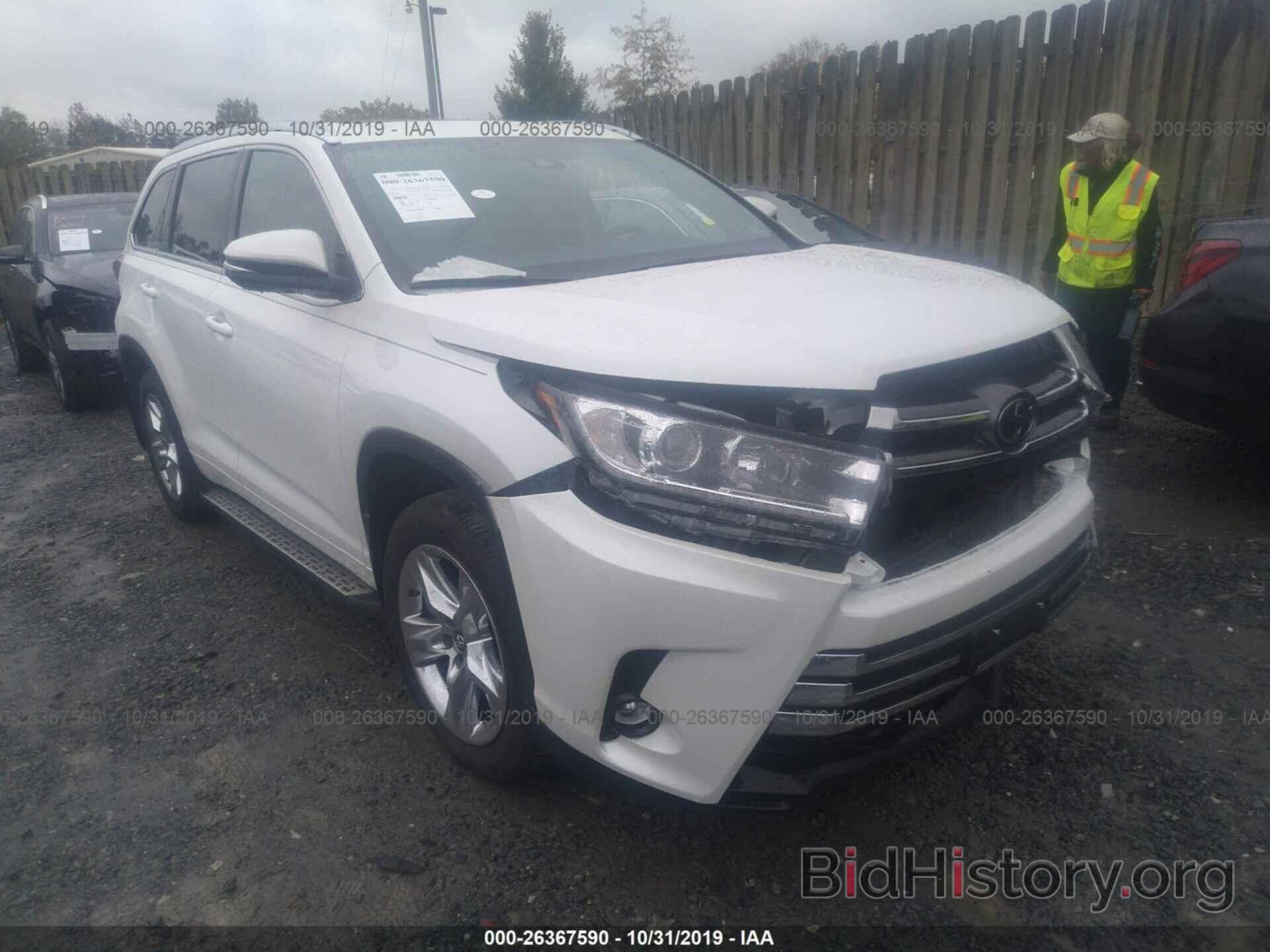 Photo 5TDDZRFH8KS992543 - TOYOTA HIGHLANDER 2019