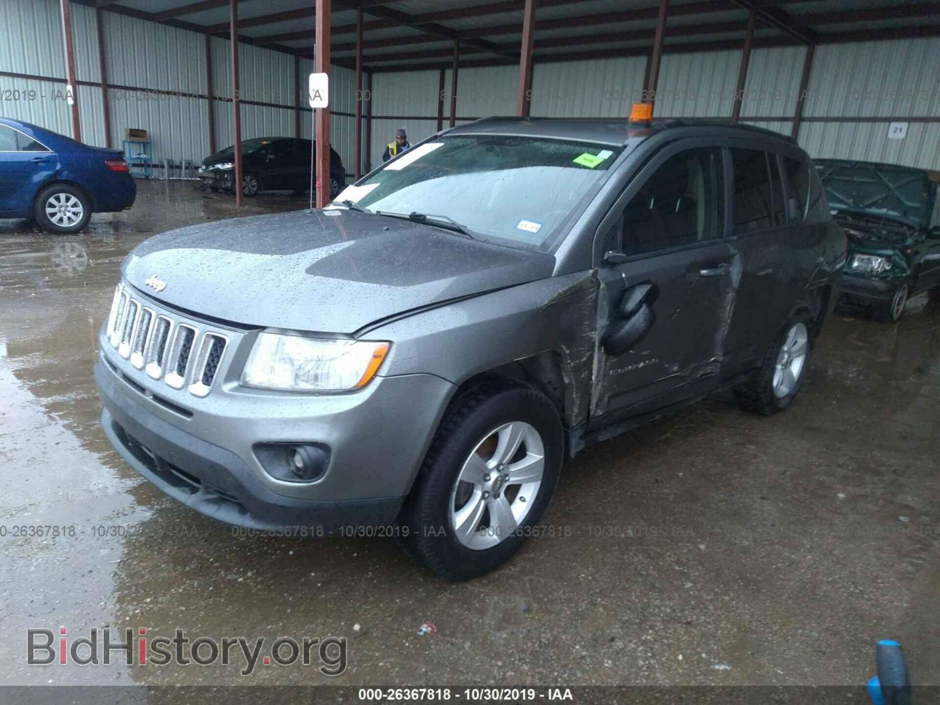 2012 JEEP COMPASS - VIN: 1C4NJCBB0CD601084 - Фото 2
