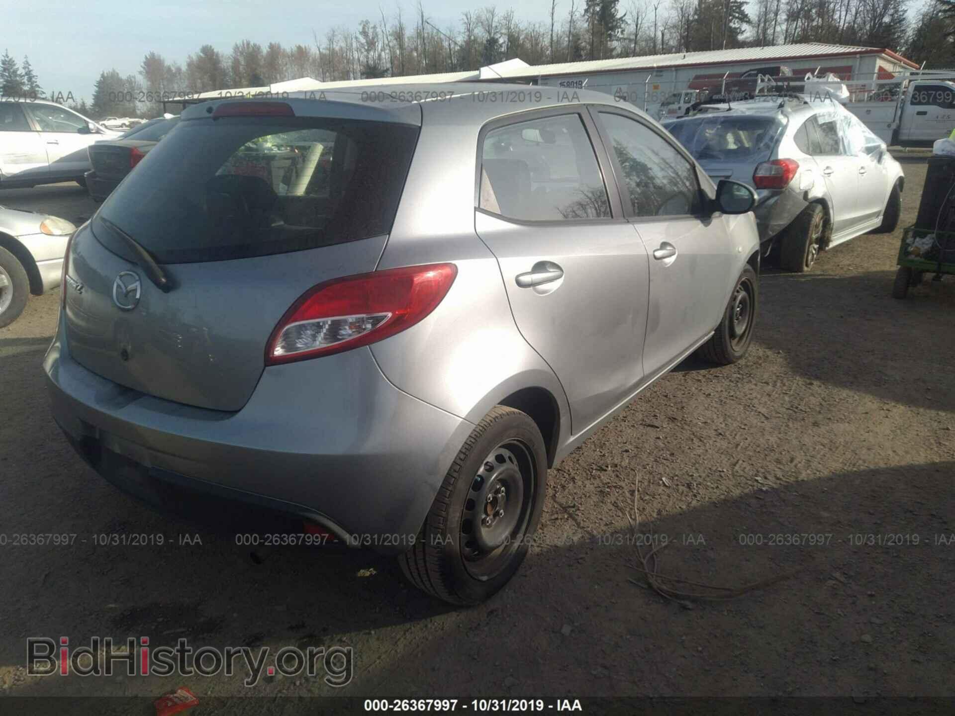 2014 MAZDA MAZDA2 - VIN: JM1DE1KZ4E0186010 - Фото 4