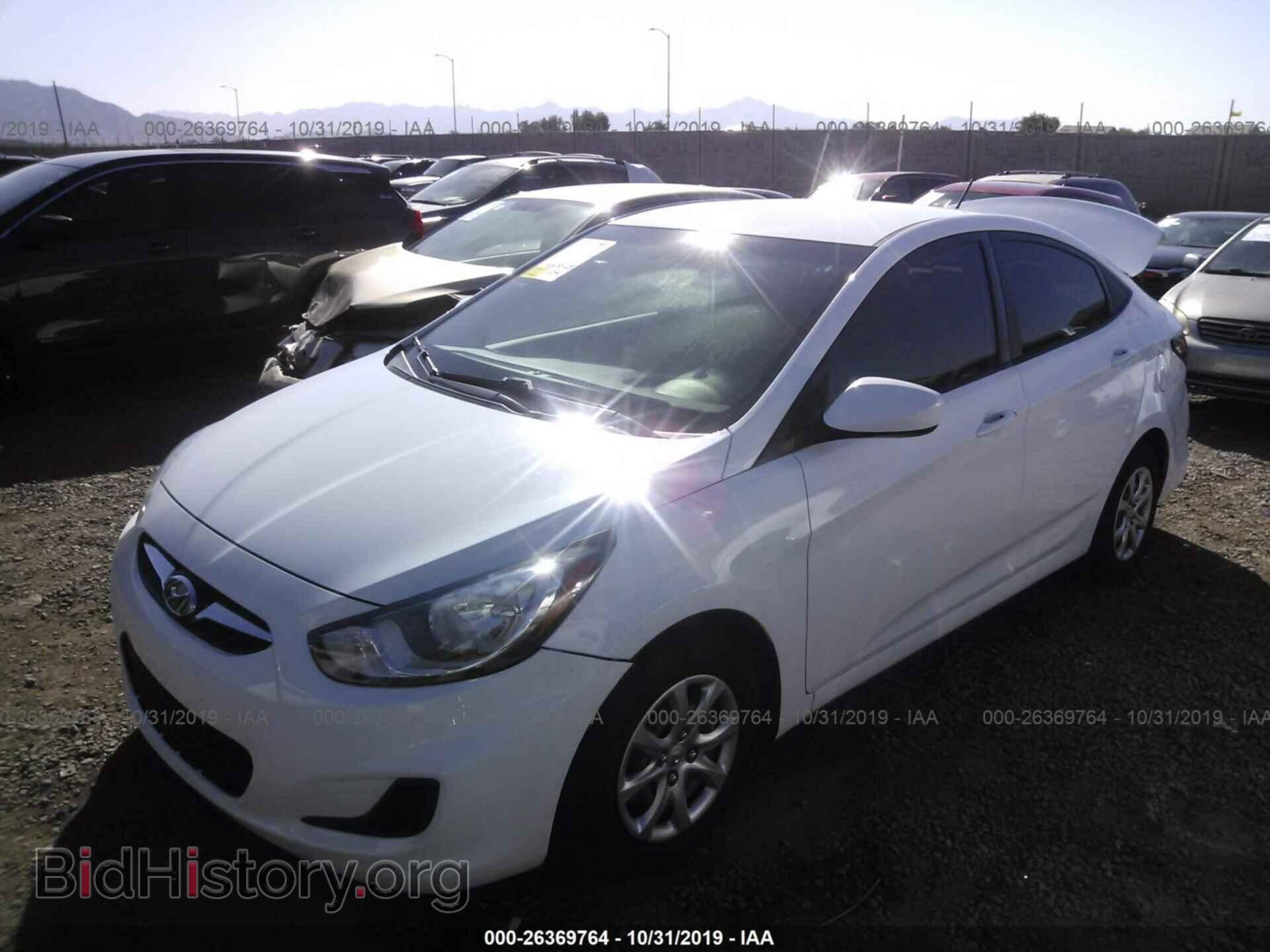 2014 HYUNDAI ACCENT - VIN: KMHCT4AEXEU706524 - Фото 2