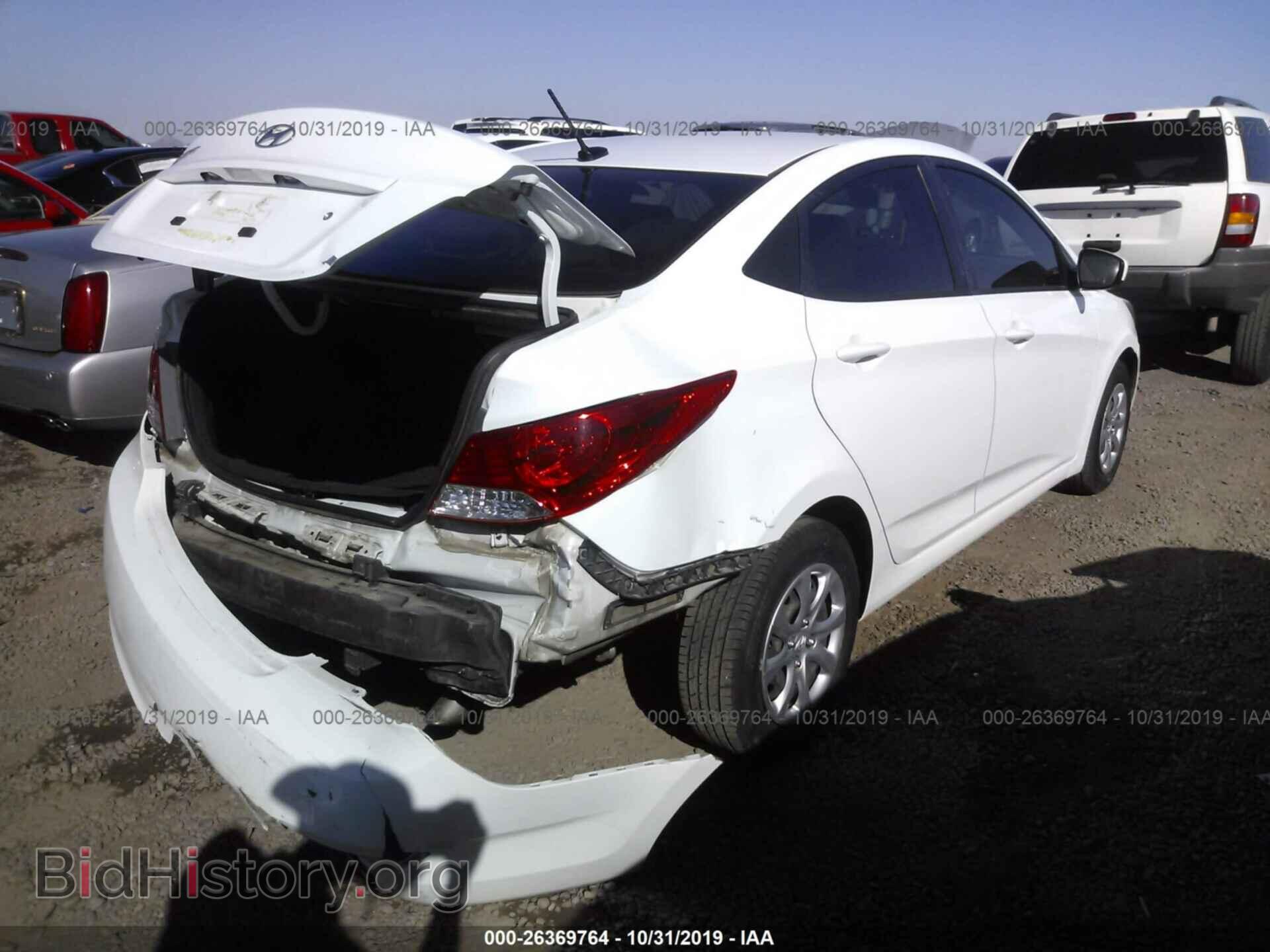 2014 HYUNDAI ACCENT - VIN: KMHCT4AEXEU706524 - Фото 4