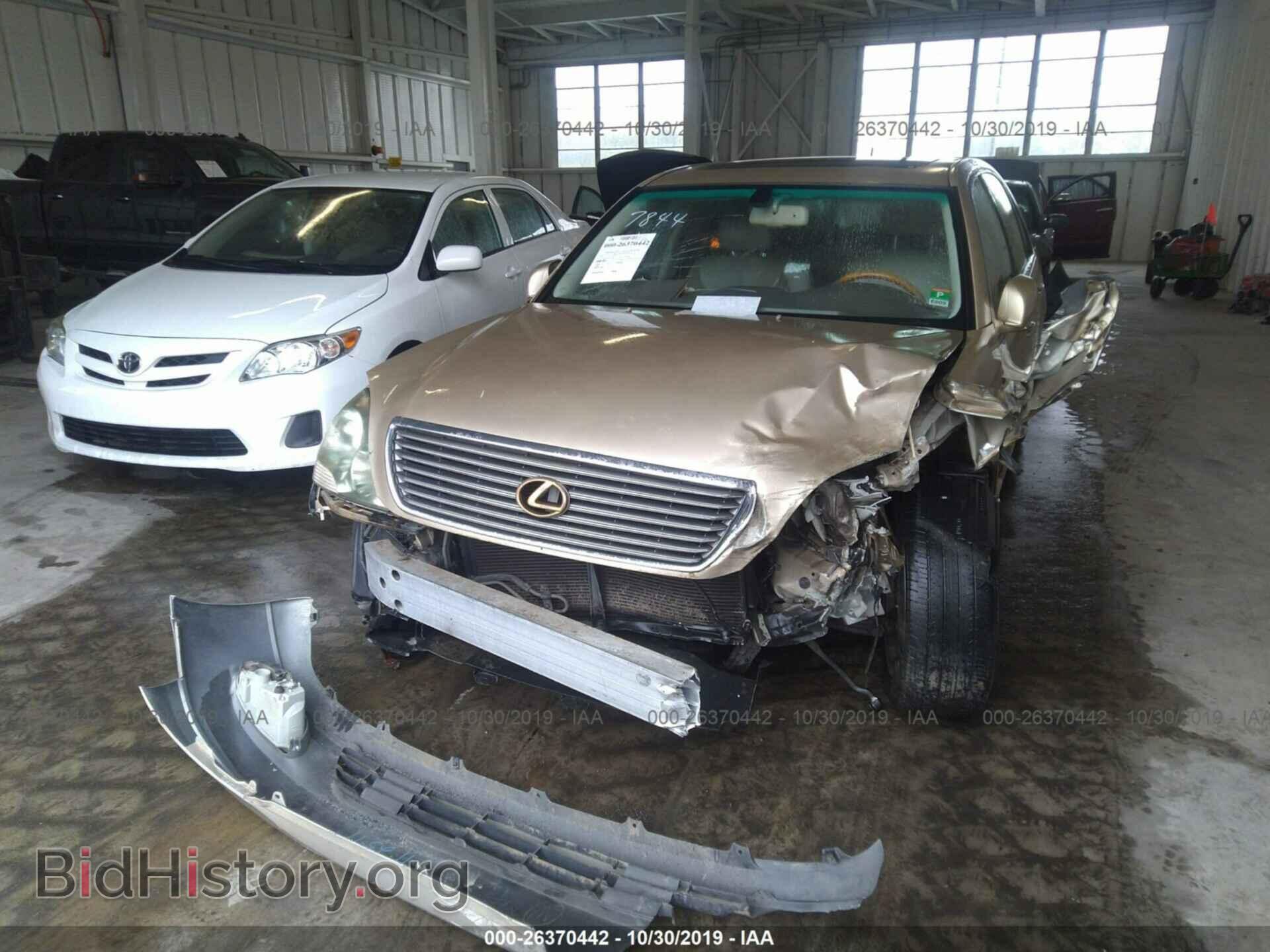 2003 LEXUS LS - VIN: JTHBN30F630117844 - Фото 6