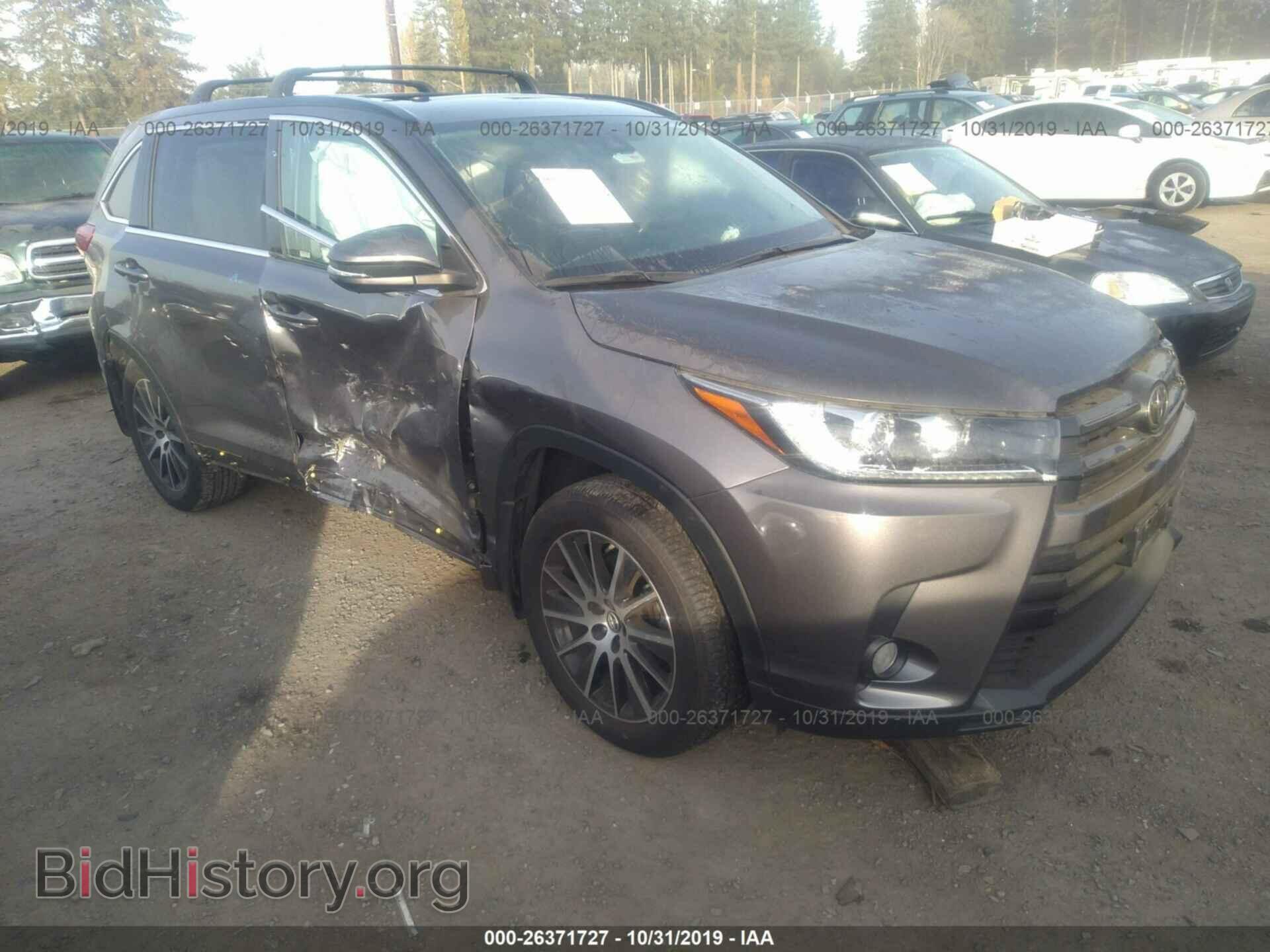 Фотография 5TDJZRFH0HS399996 - TOYOTA HIGHLANDER 2017