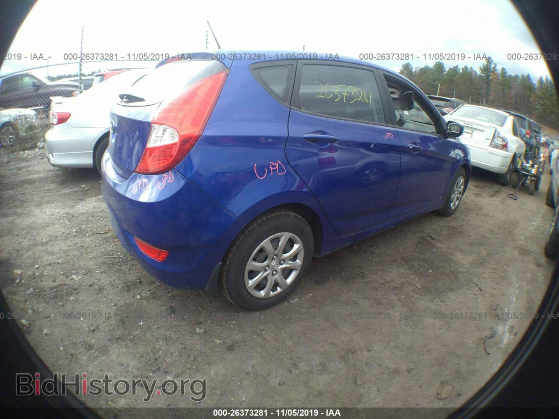 2014 HYUNDAI ACCENT - VIN: KMHCT5AE0EU160905 - Фото 4