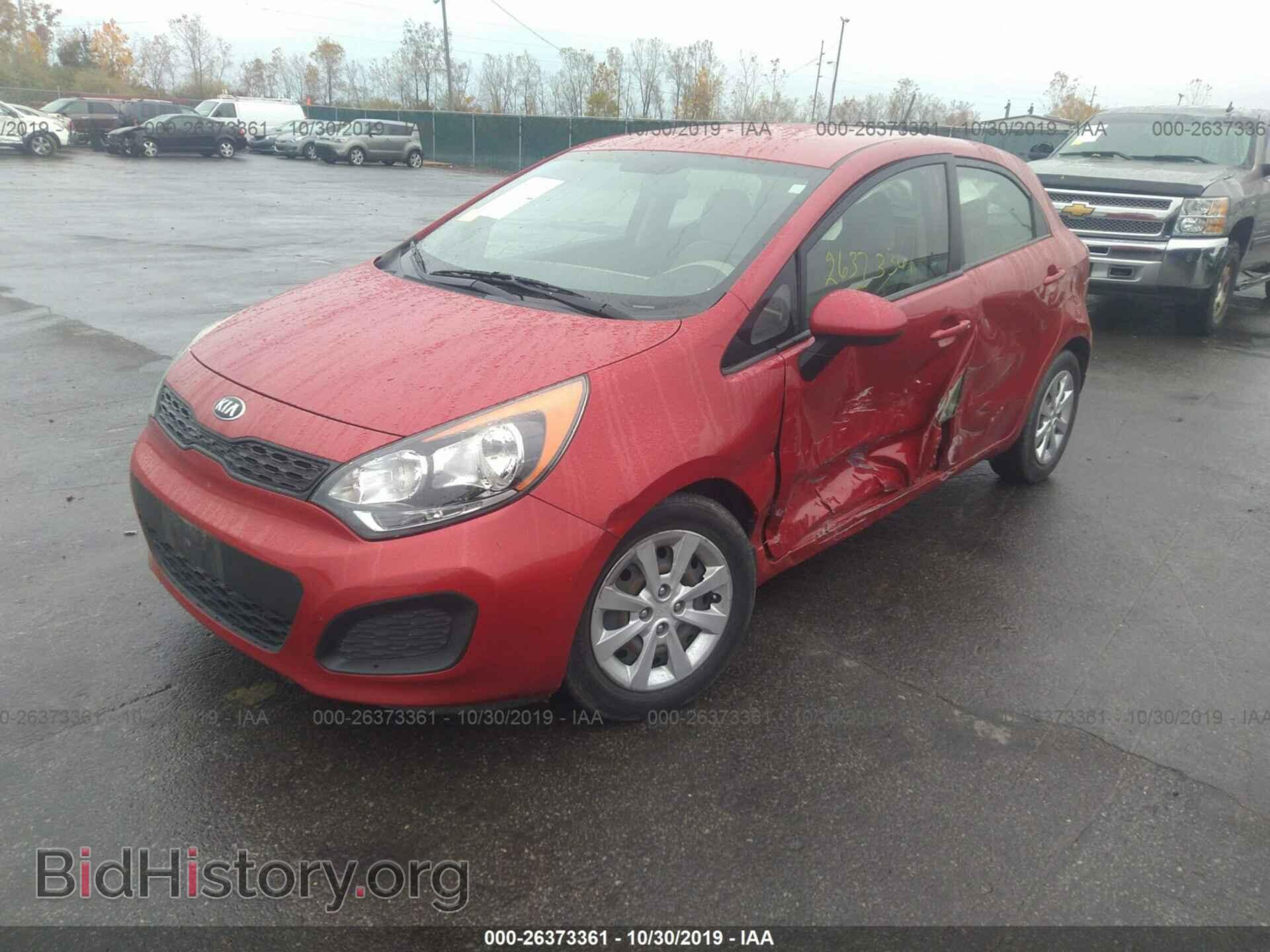 2013 KIA RIO - VIN: KNADM5A31D6280751 - Фото 2