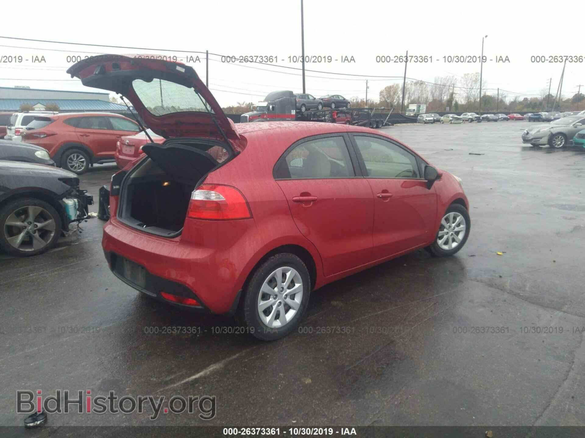 2013 KIA RIO - VIN: KNADM5A31D6280751 - Фото 4