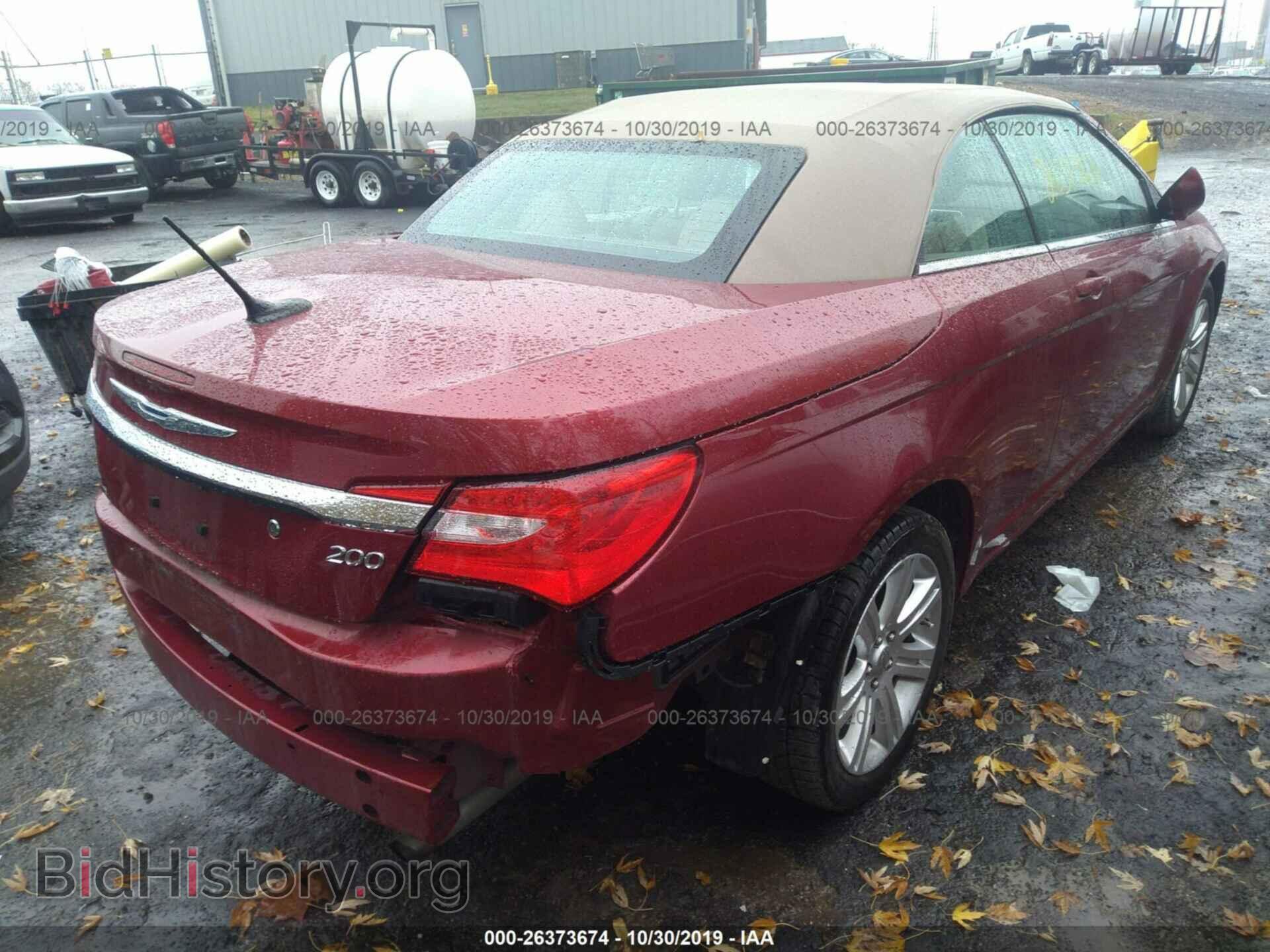 2012 CHRYSLER 200 - VIN: 1C3BCBEB3CN254187 - Фото 4