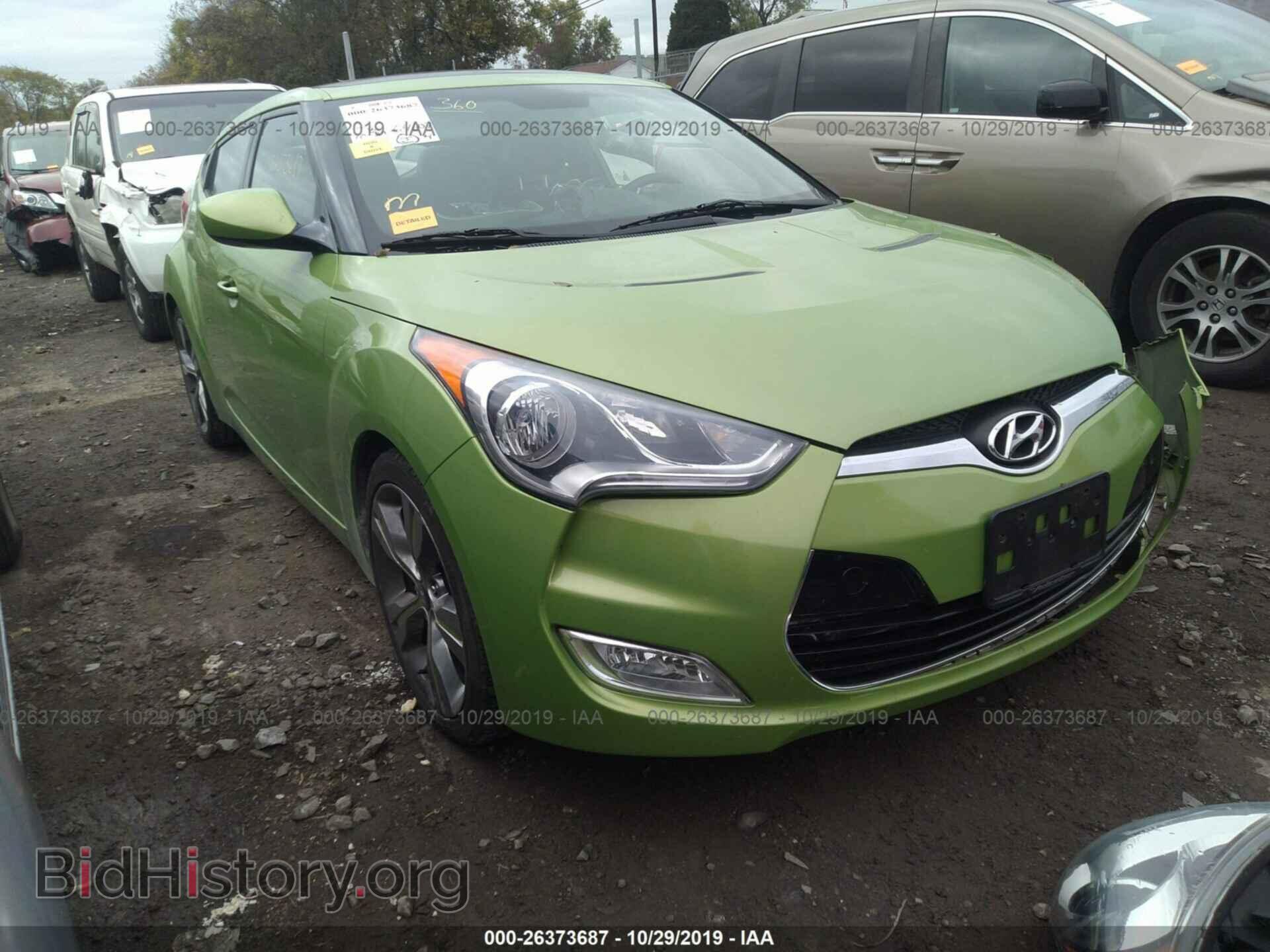 Photo KMHTC6AD8CU028064 - HYUNDAI VELOSTER 2012