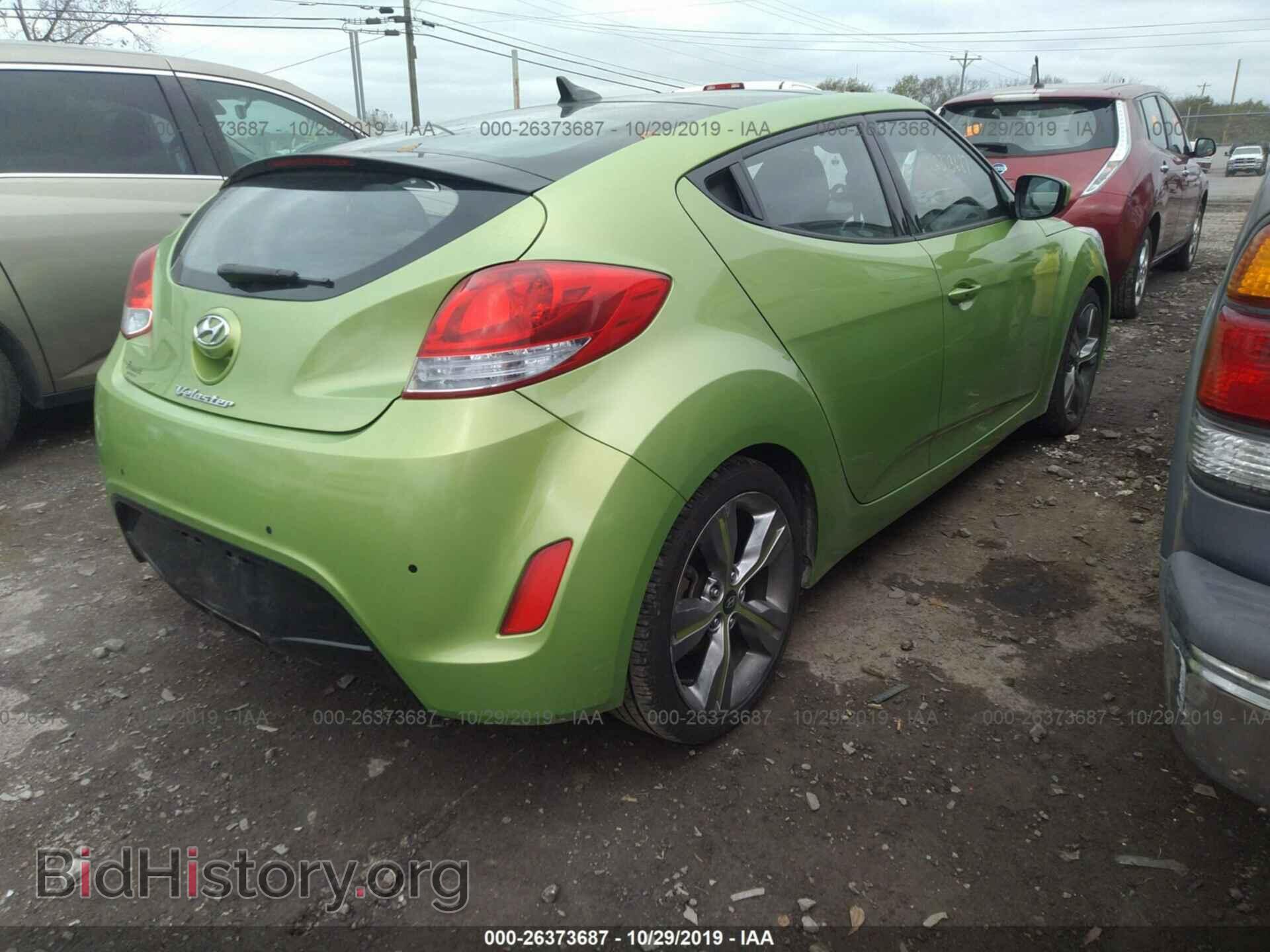 2012 HYUNDAI VELOSTER - VIN: KMHTC6AD8CU028064 - Фото 4