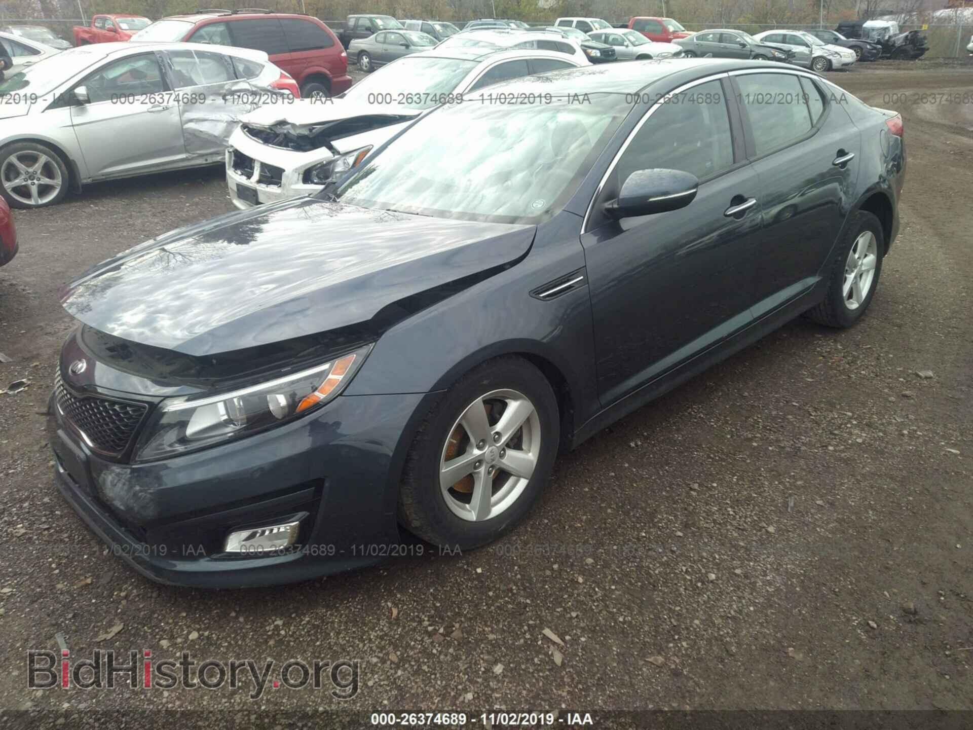 2015 KIA OPTIMA - VIN: KNAGM4A72F5569219 - Фото 2
