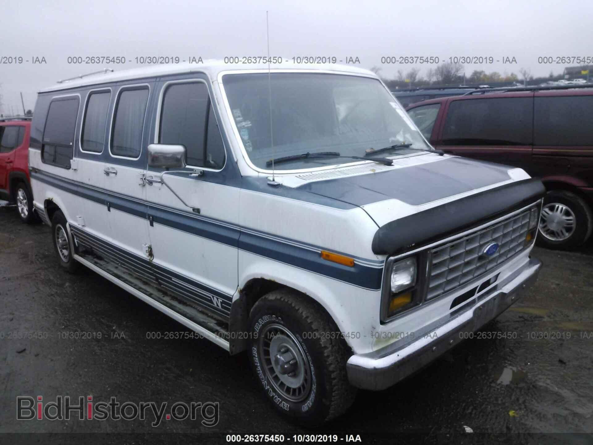 Фотография 1FDEE14N9MHA05185 - FORD ECONOLINE 1991