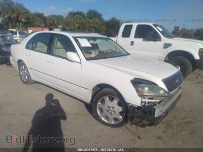 2003 Lexus LS 430, white — VIN JTHBN30F930114839, IAAI