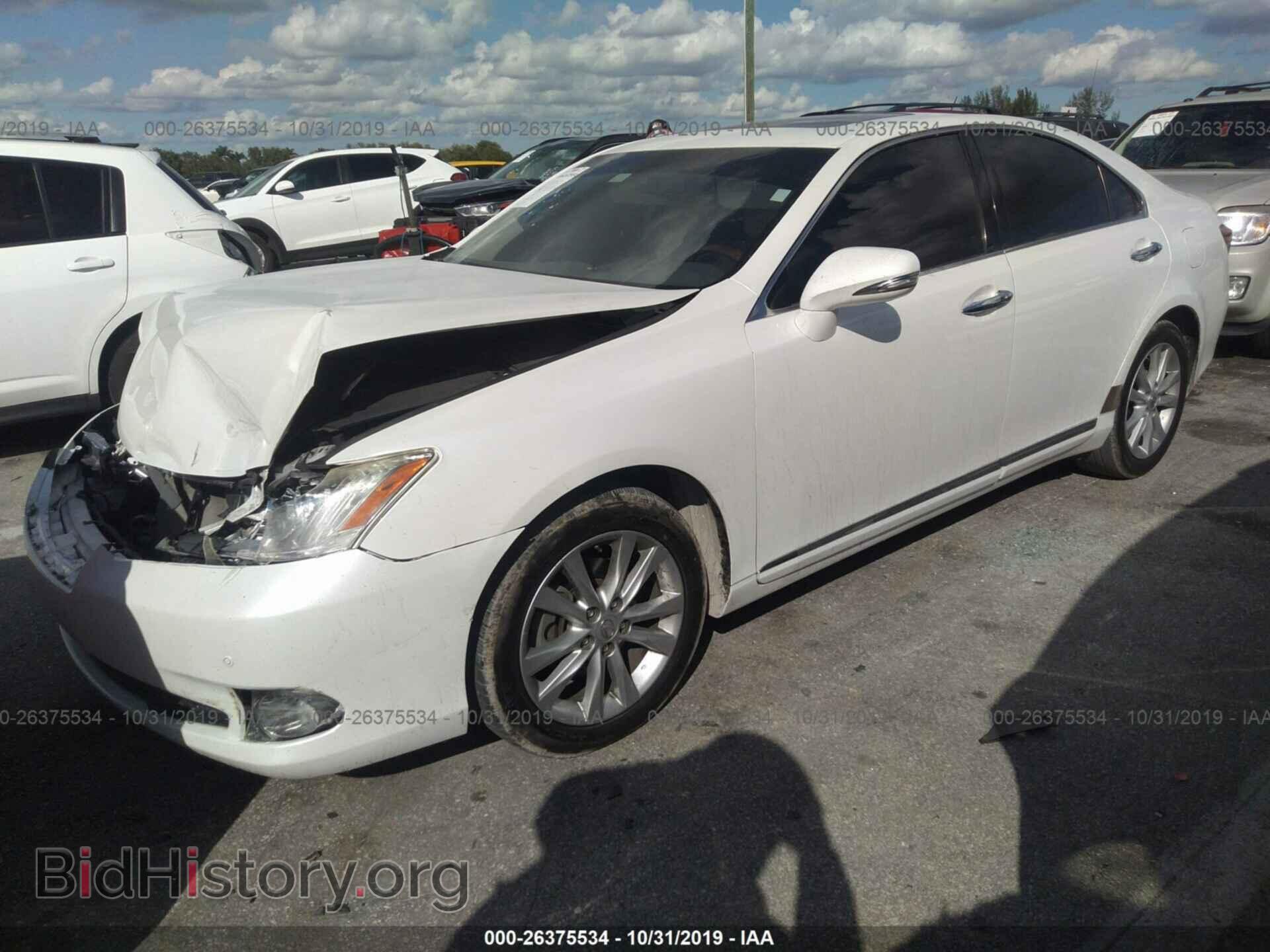 2012 LEXUS ES - VIN: JTHBK1EGXC2480196 - Photo 2