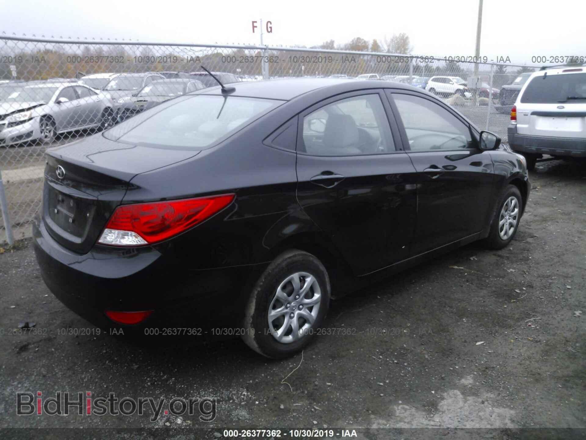 2014 HYUNDAI ACCENT - VIN: KMHCT4AE7EU734233 - Фото 4