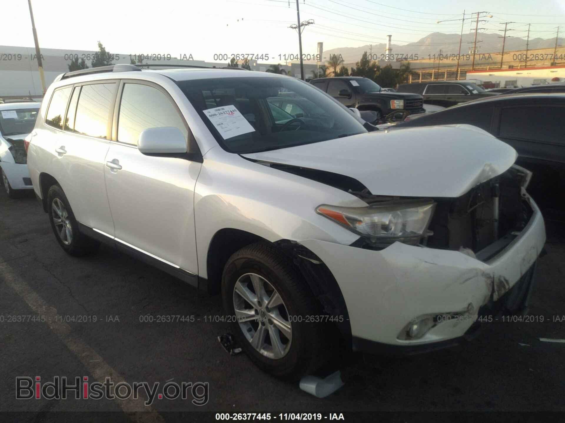 Photo 5TDBK3EH0CS148654 - TOYOTA HIGHLANDER 2012