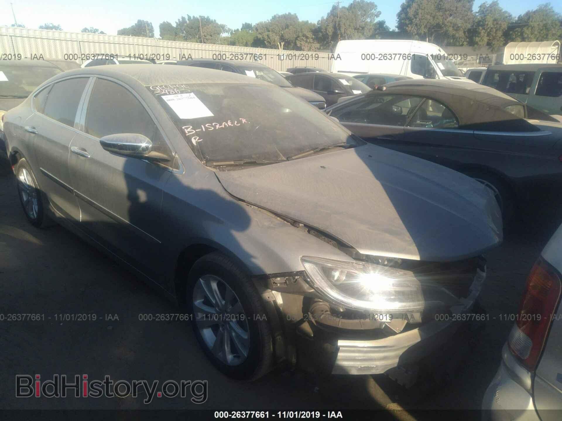 Фотография 1C3CCCAB5GN184312 - CHRYSLER 200 2016