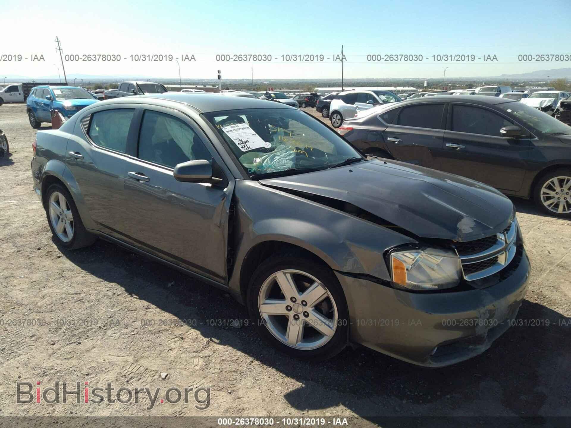 Фотография 1C3CDZCB9DN680304 - DODGE AVENGER 2013