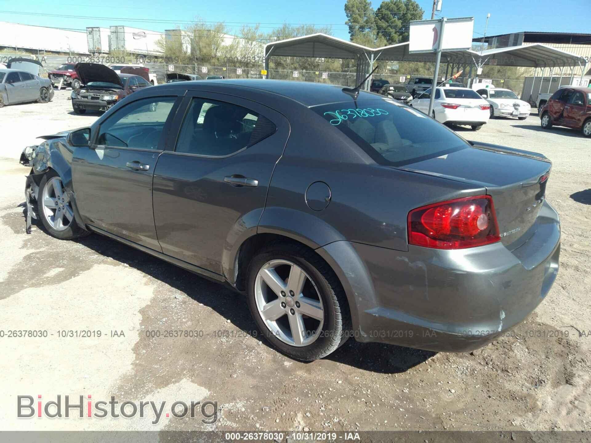 2013 DODGE AVENGER - VIN: 1C3CDZCB9DN680304 - Фото 3