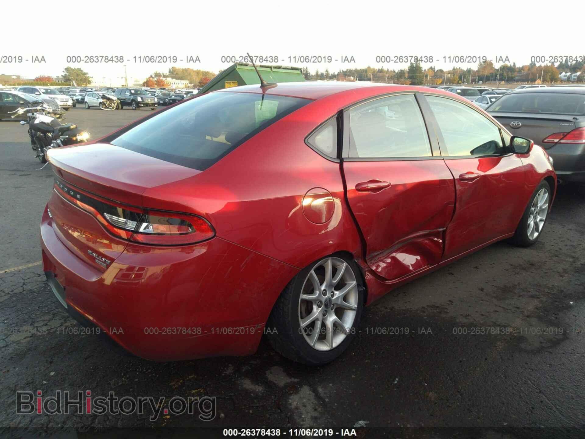 2013 DODGE DART - VIN: 1C3CDFBH8DD682944 - Фото 4