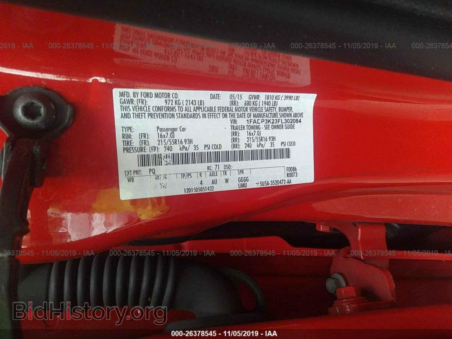 2015 FORD FOCUS - VIN: 1FADP3K23FL302084 - Фото 9
