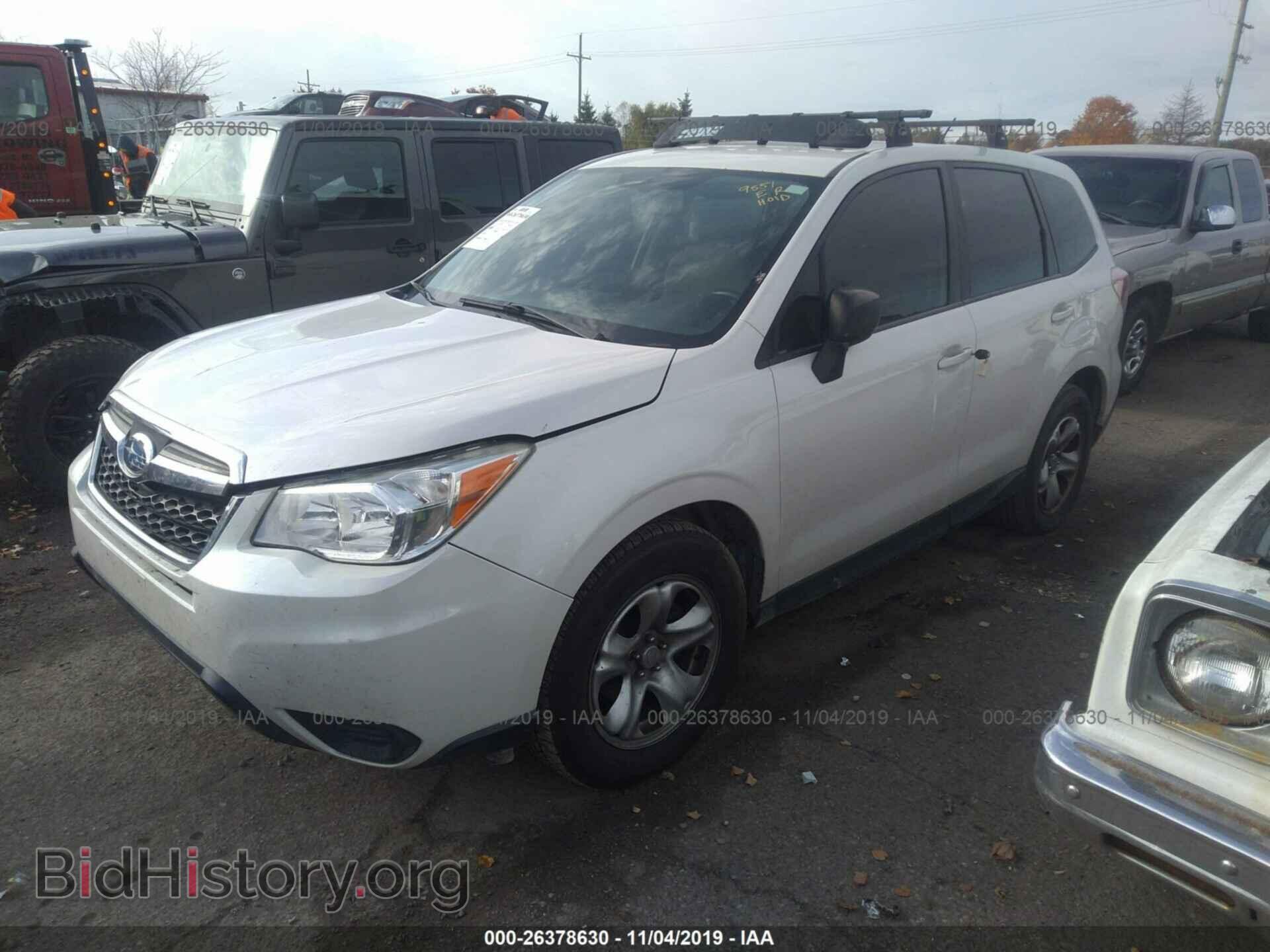 2014 SUBARU FORESTER - VIN: JF2SJAAC2EH449551 - Фото 2