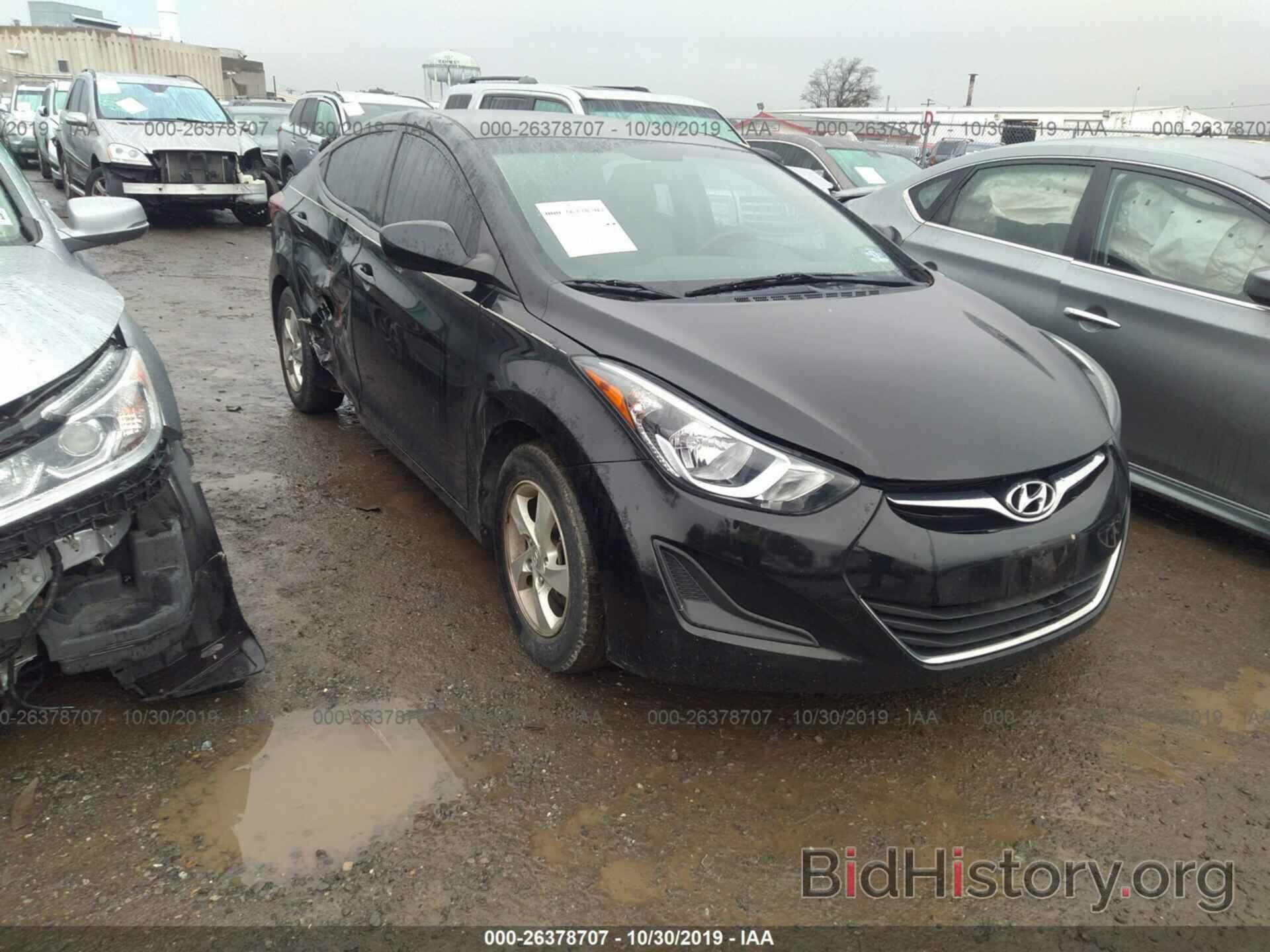 Photo KMHDH4AE2EU075757 - HYUNDAI ELANTRA 2014