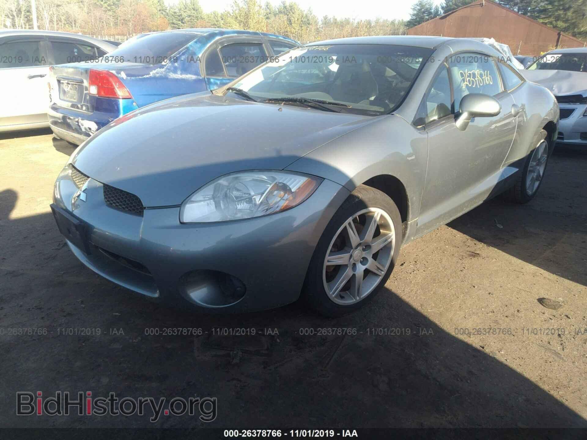 2007 MITSUBISHI ECLIPSE - VIN: 4A3AK64F27E054958 - Фото 2