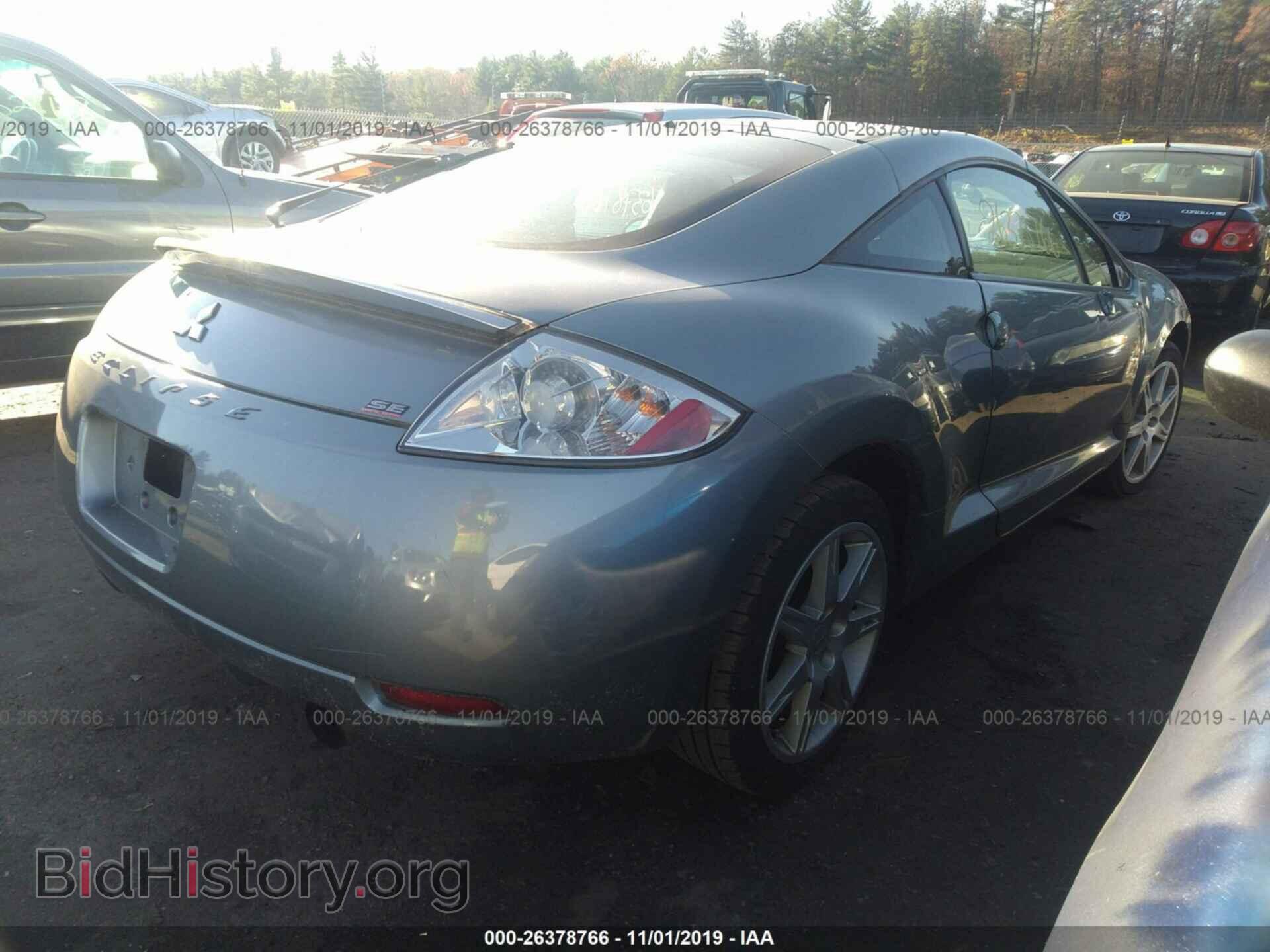 2007 MITSUBISHI ECLIPSE - VIN: 4A3AK64F27E054958 - Фото 4