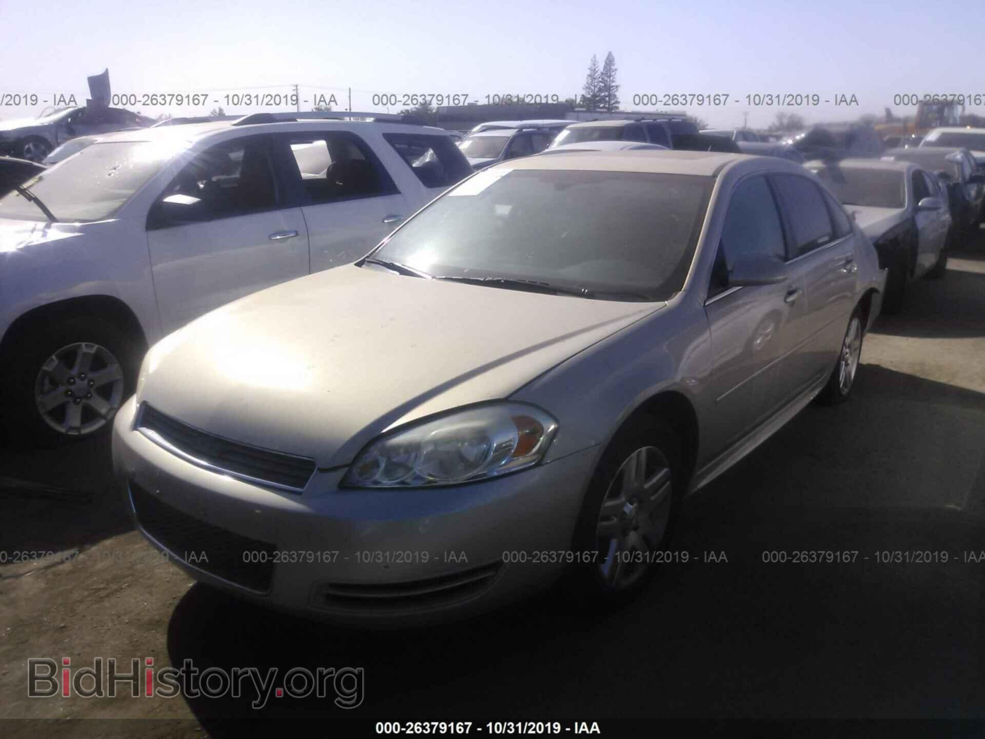 2012 CHEVROLET IMPALA - VIN: 2G1WG5E39C1198536 - Фото 2