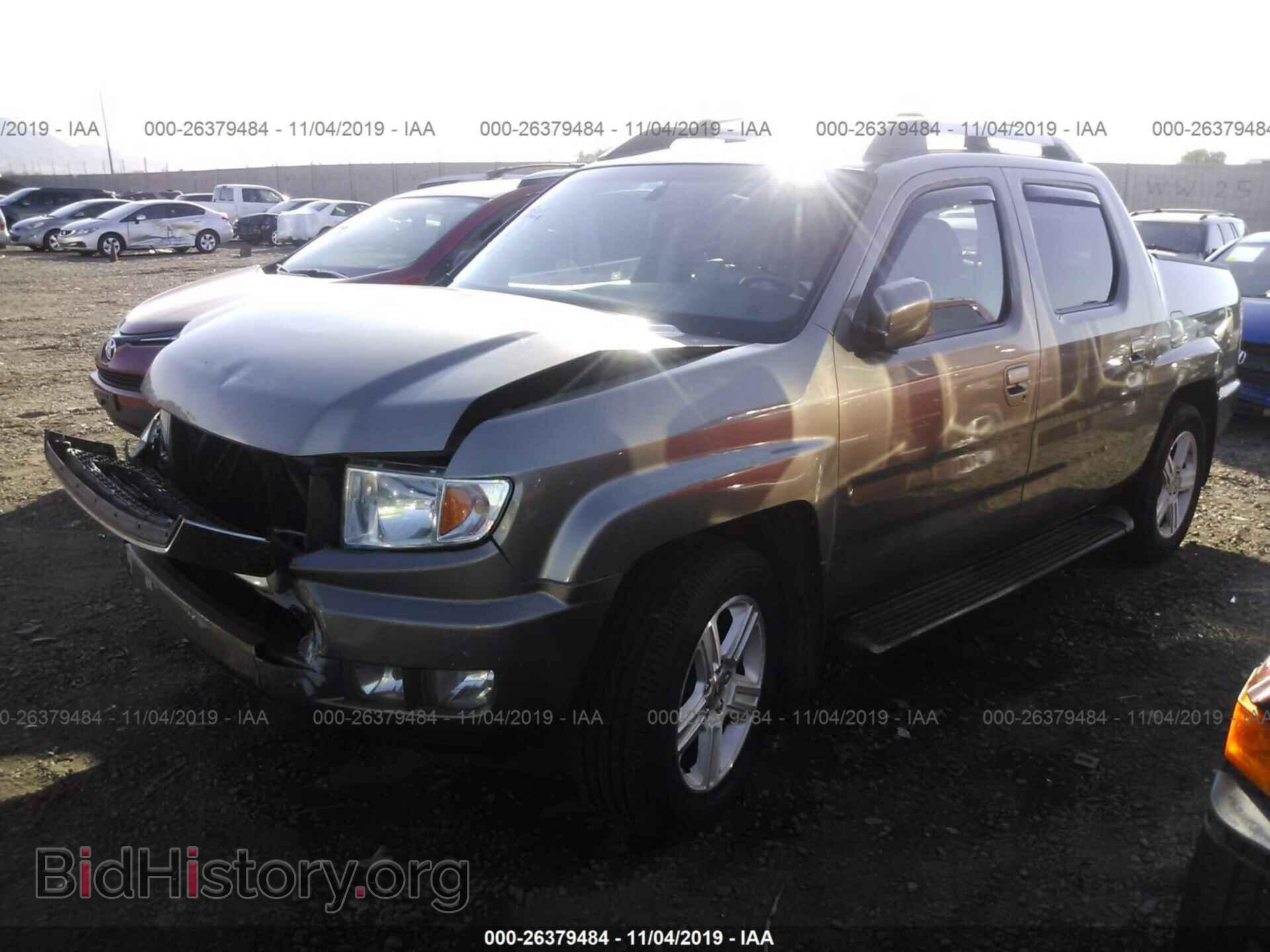2011 HONDA RIDGELINE - VIN: 5FPYK1F5XBB454824 - Фото 2