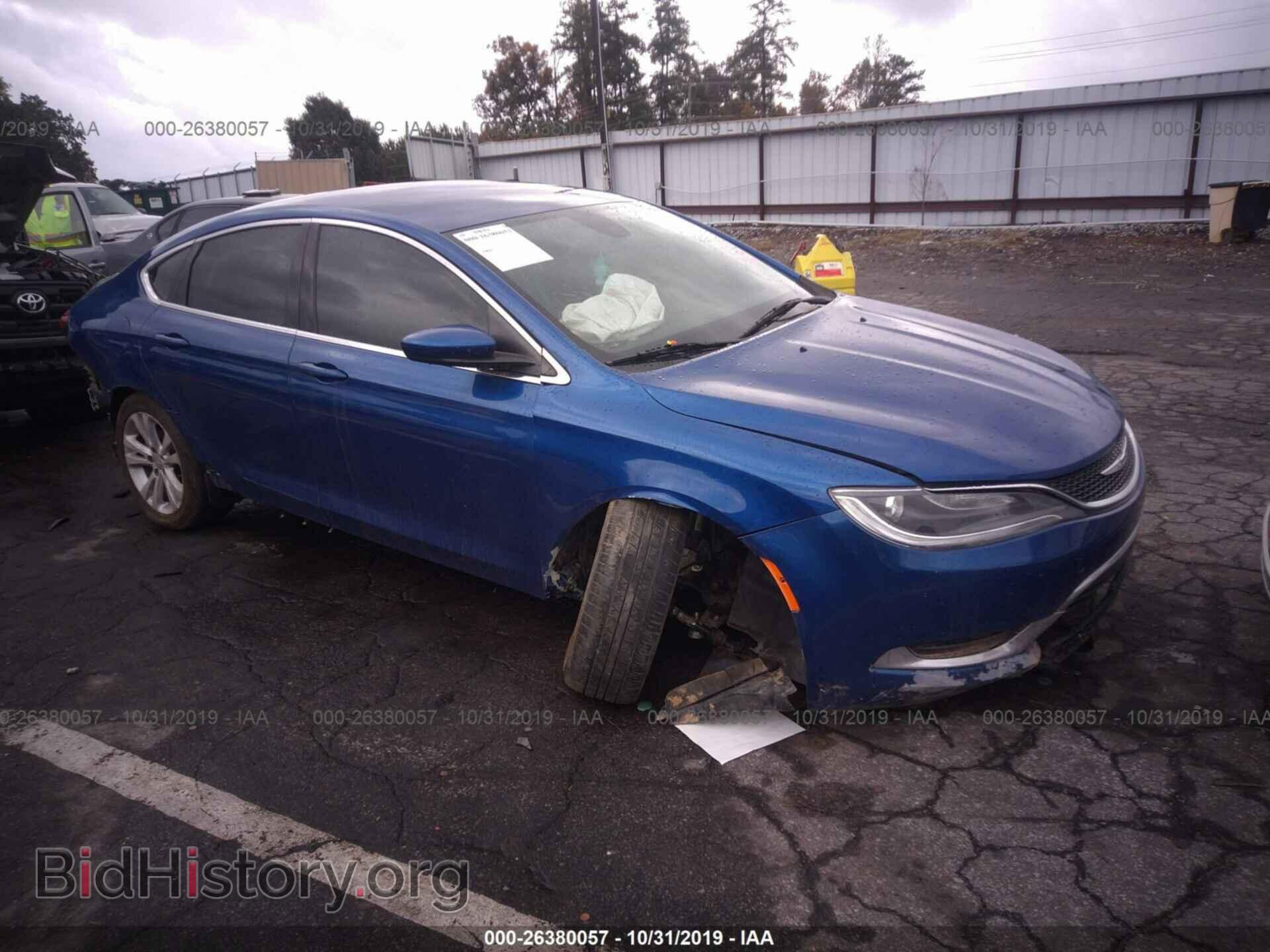 Photo 1C3CCCABXFN669172 - CHRYSLER 200 2015