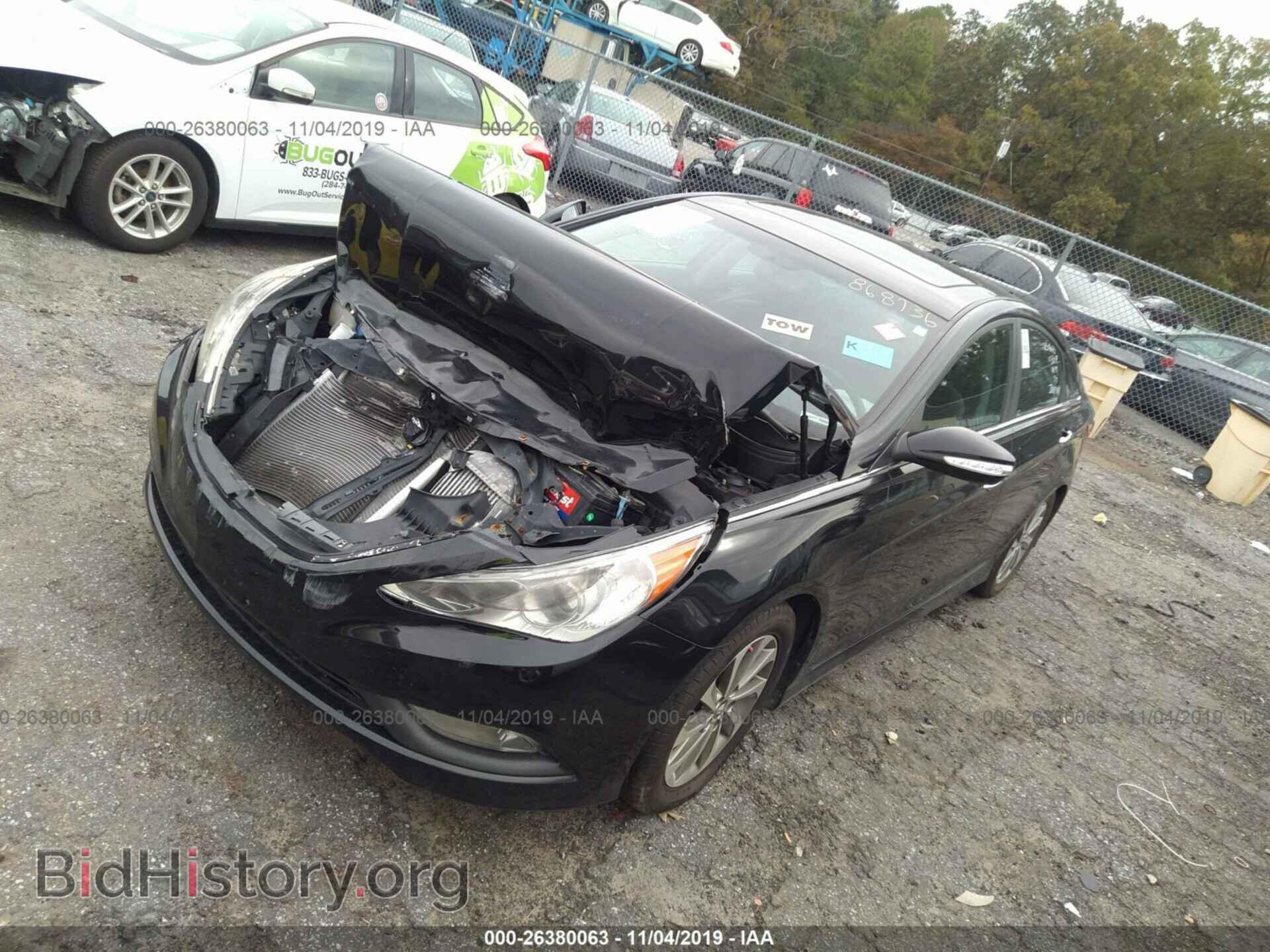 2014 HYUNDAI SONATA - VIN: 5NPEC4AB3EH889973 - Photo 2