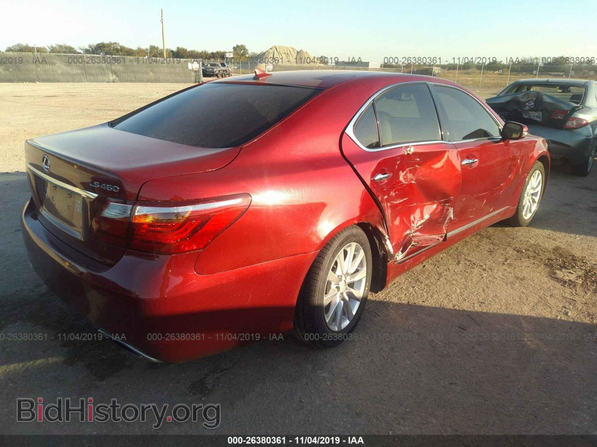 2011 LEXUS LS - VIN: JTHBL5EFXB5105370 - Photo 4