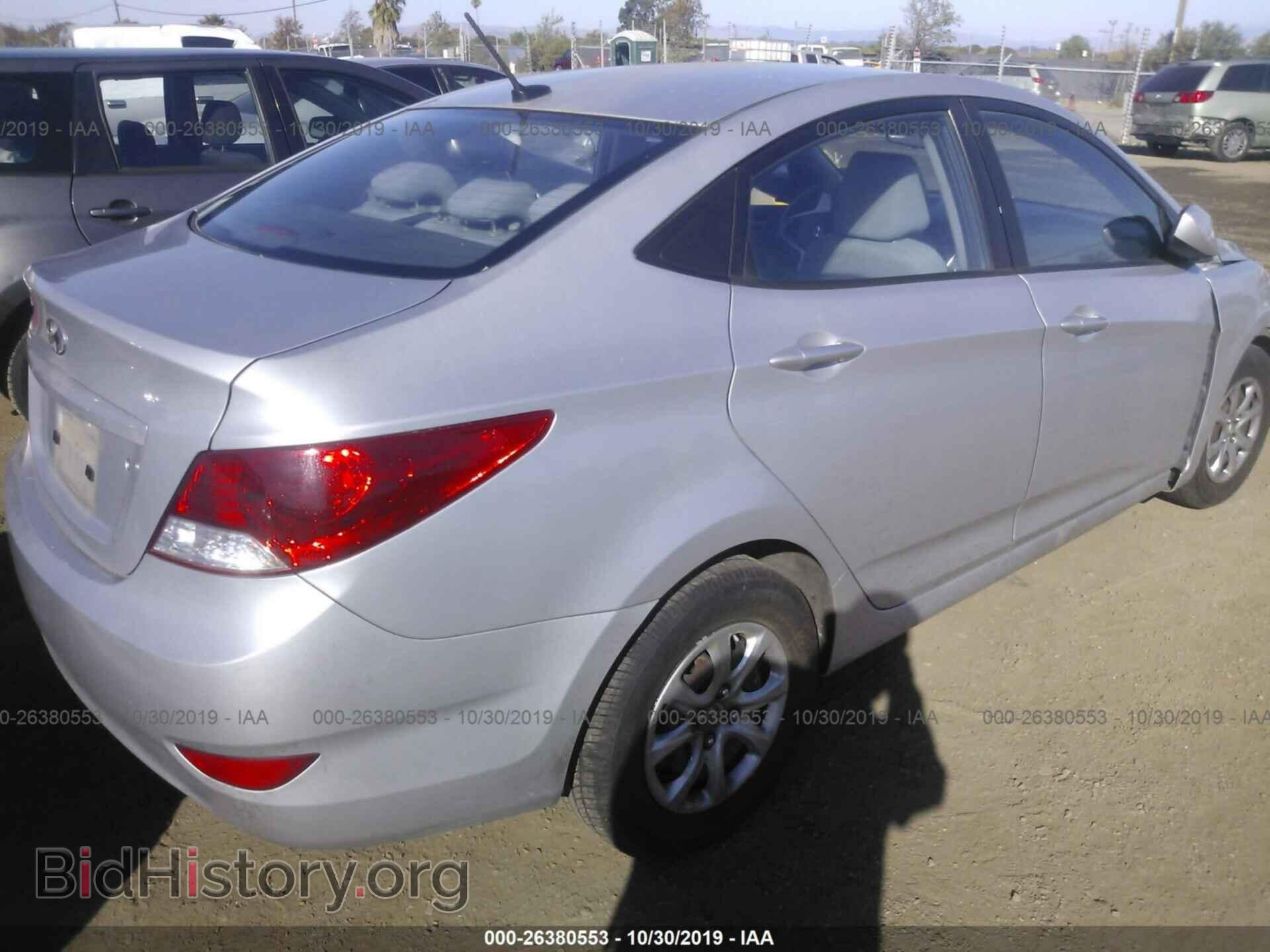 2013 HYUNDAI ACCENT - VIN: KMHCT4AE3DU363344 - Фото 4