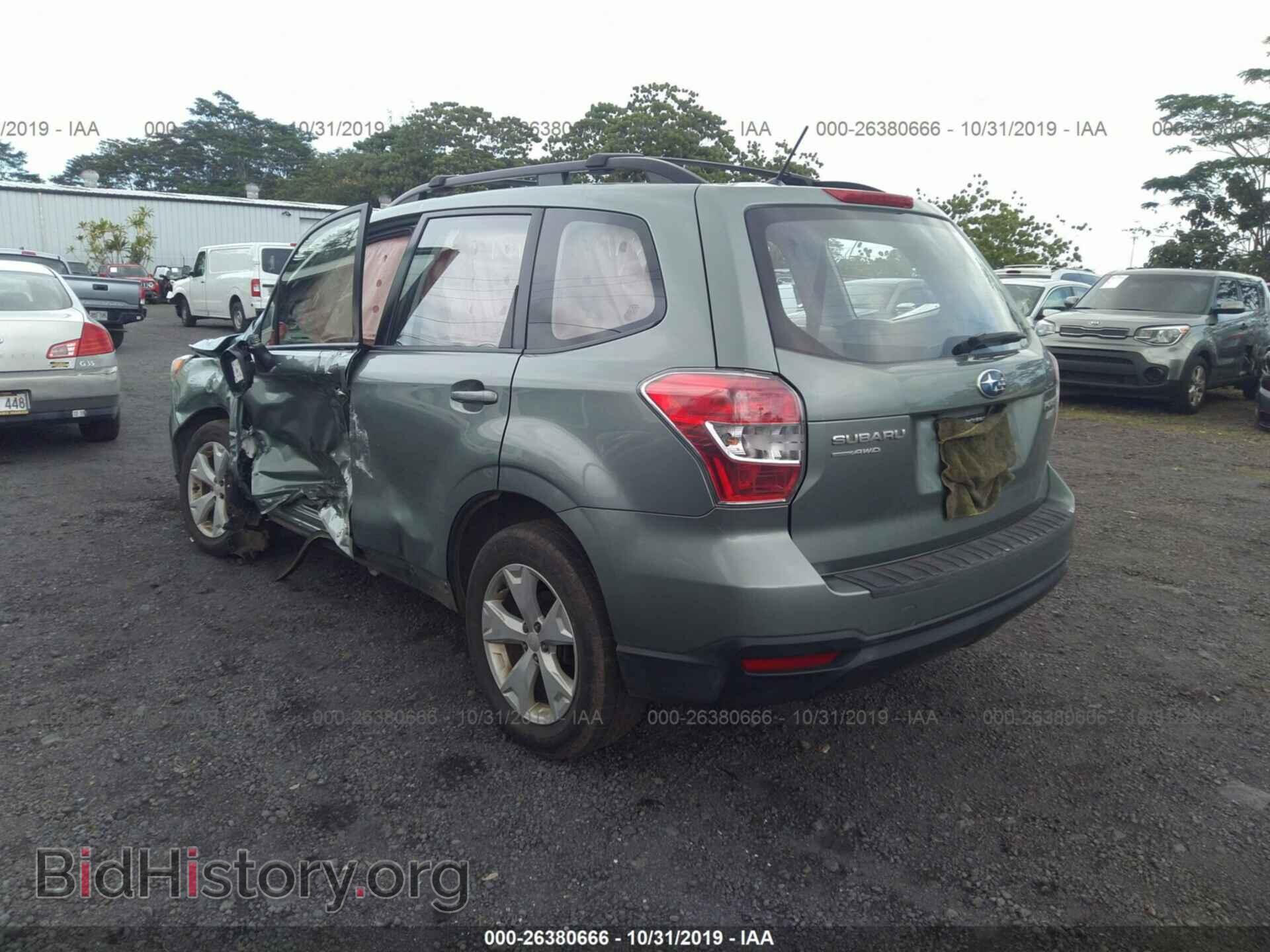 2015 SUBARU FORESTER - VIN: JF2SJABC2FH535622 - Фото 3