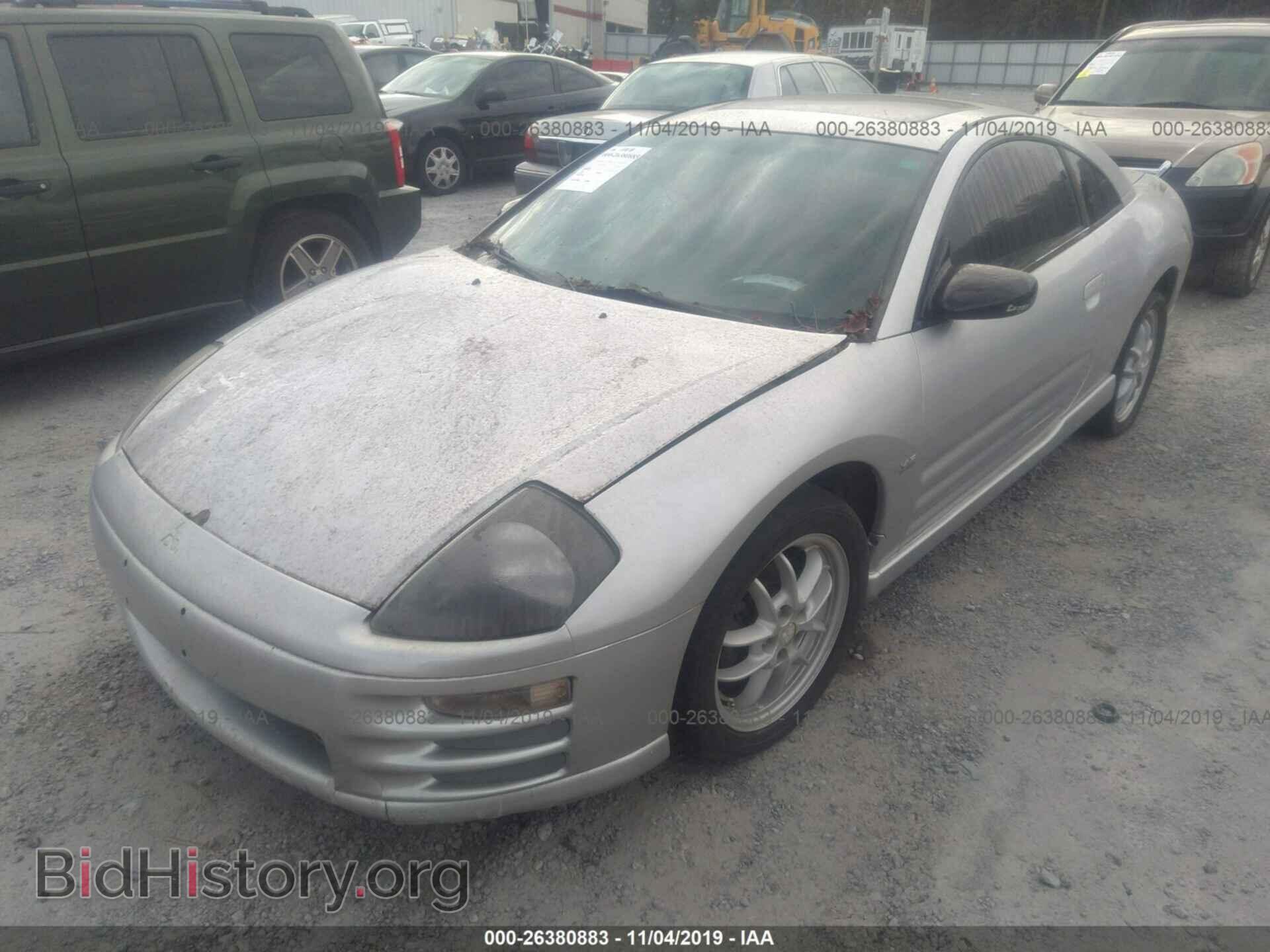 2001 MITSUBISHI ECLIPSE - VIN: 4A3AC54H51E213911 - Фото 2