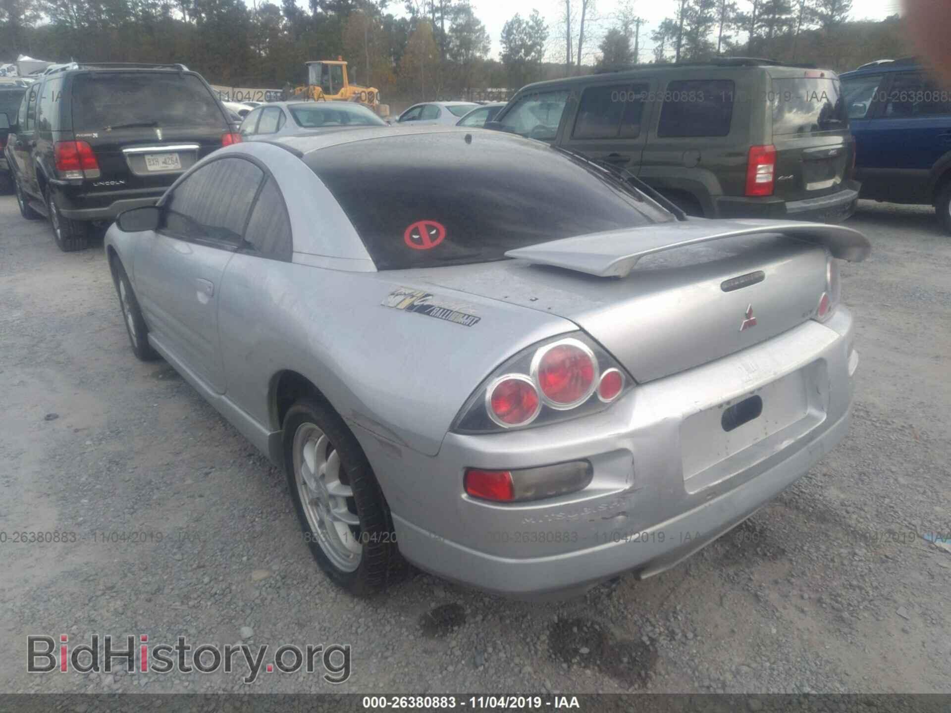 2001 MITSUBISHI ECLIPSE - VIN: 4A3AC54H51E213911 - Фото 3