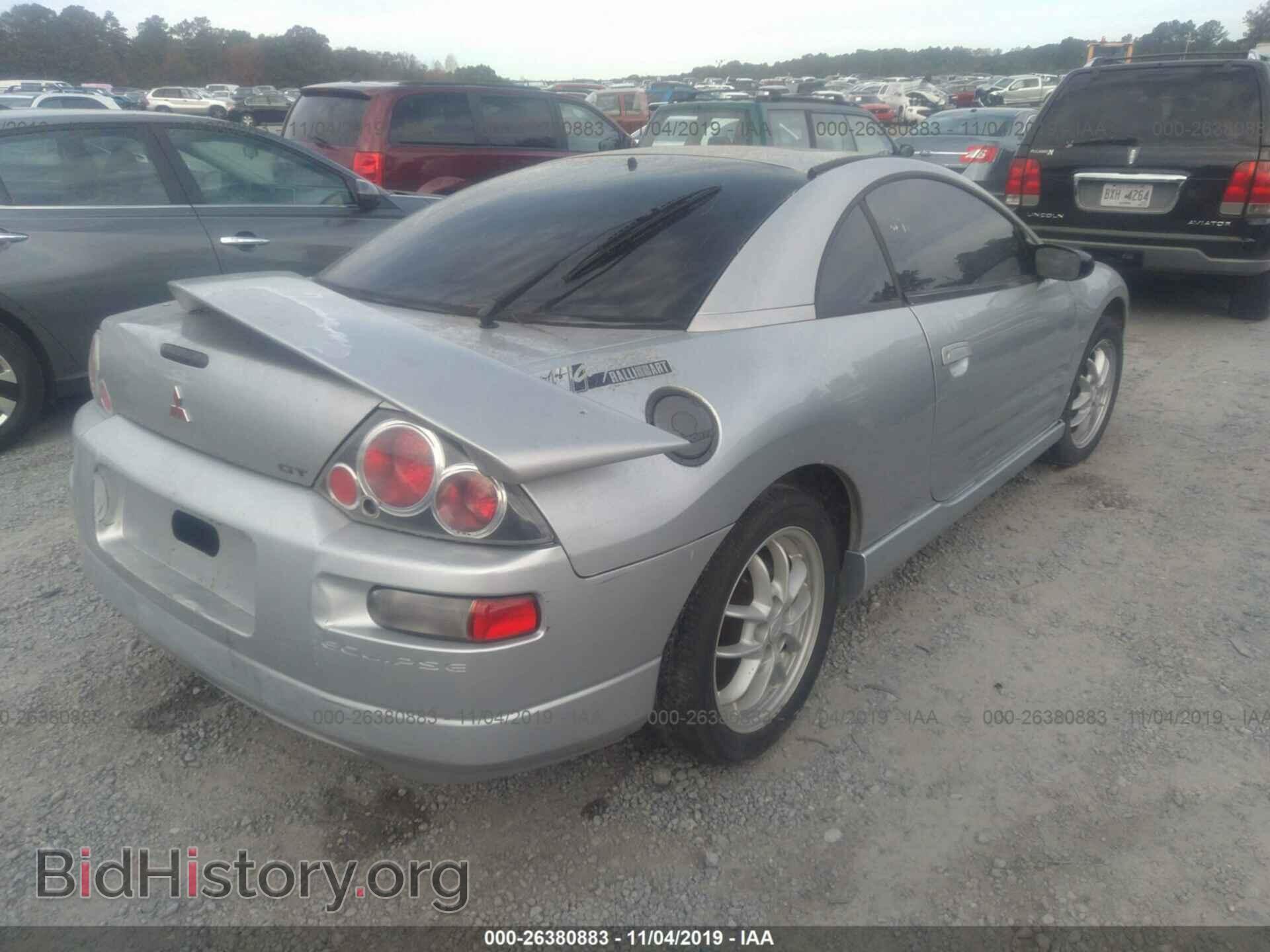 2001 MITSUBISHI ECLIPSE - VIN: 4A3AC54H51E213911 - Фото 4