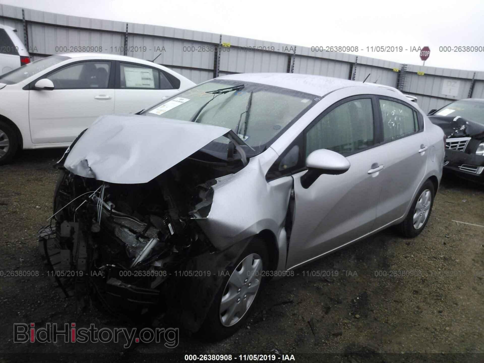 2013 KIA RIO - VIN: KNADM4A32D6127404 - Photo 2